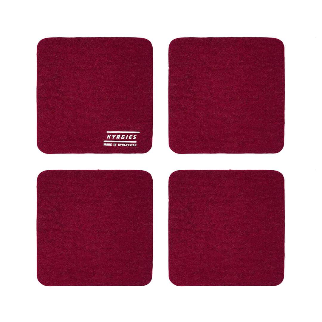 Coaster 4-Pack - Magenta