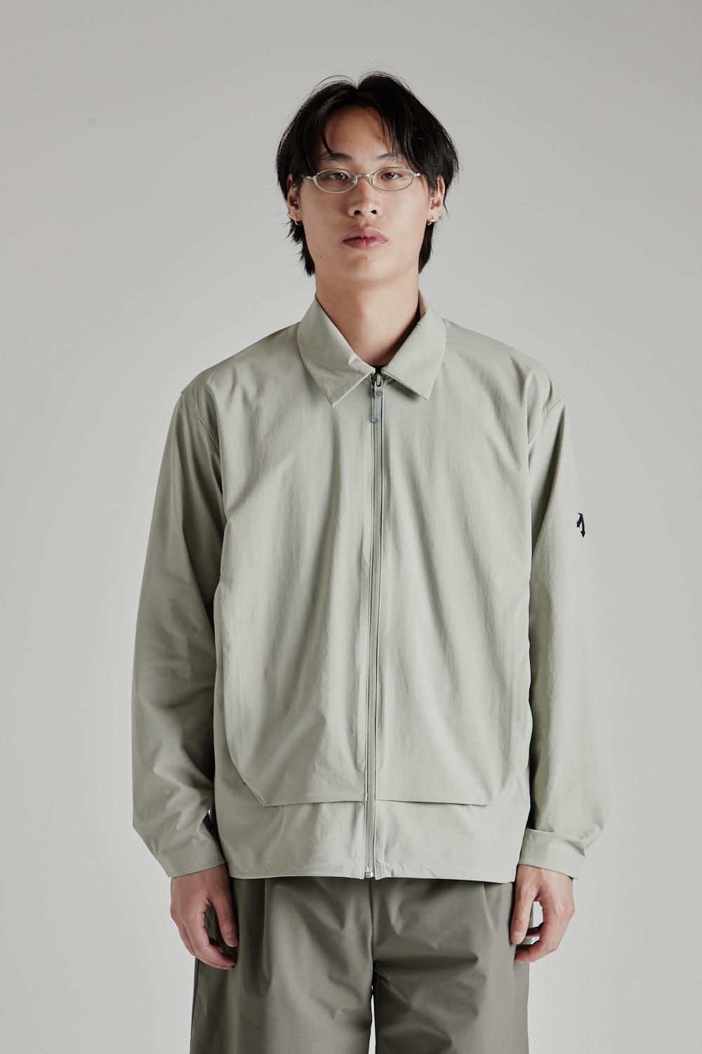 Cordura Nylon F/Z Shirt - Sand Beige