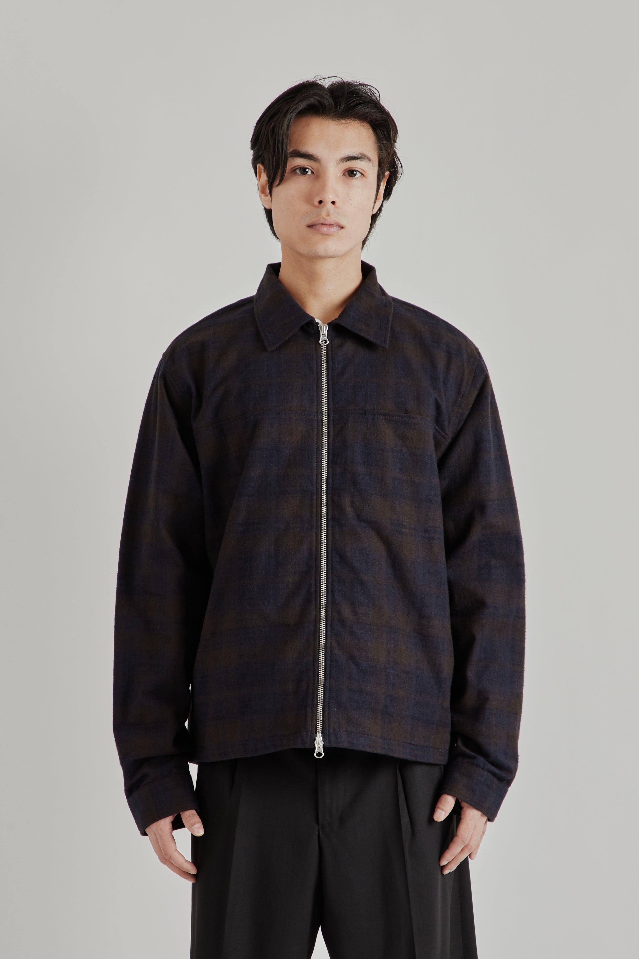 Another Overshirt 3.0 - Navy/Brown Check