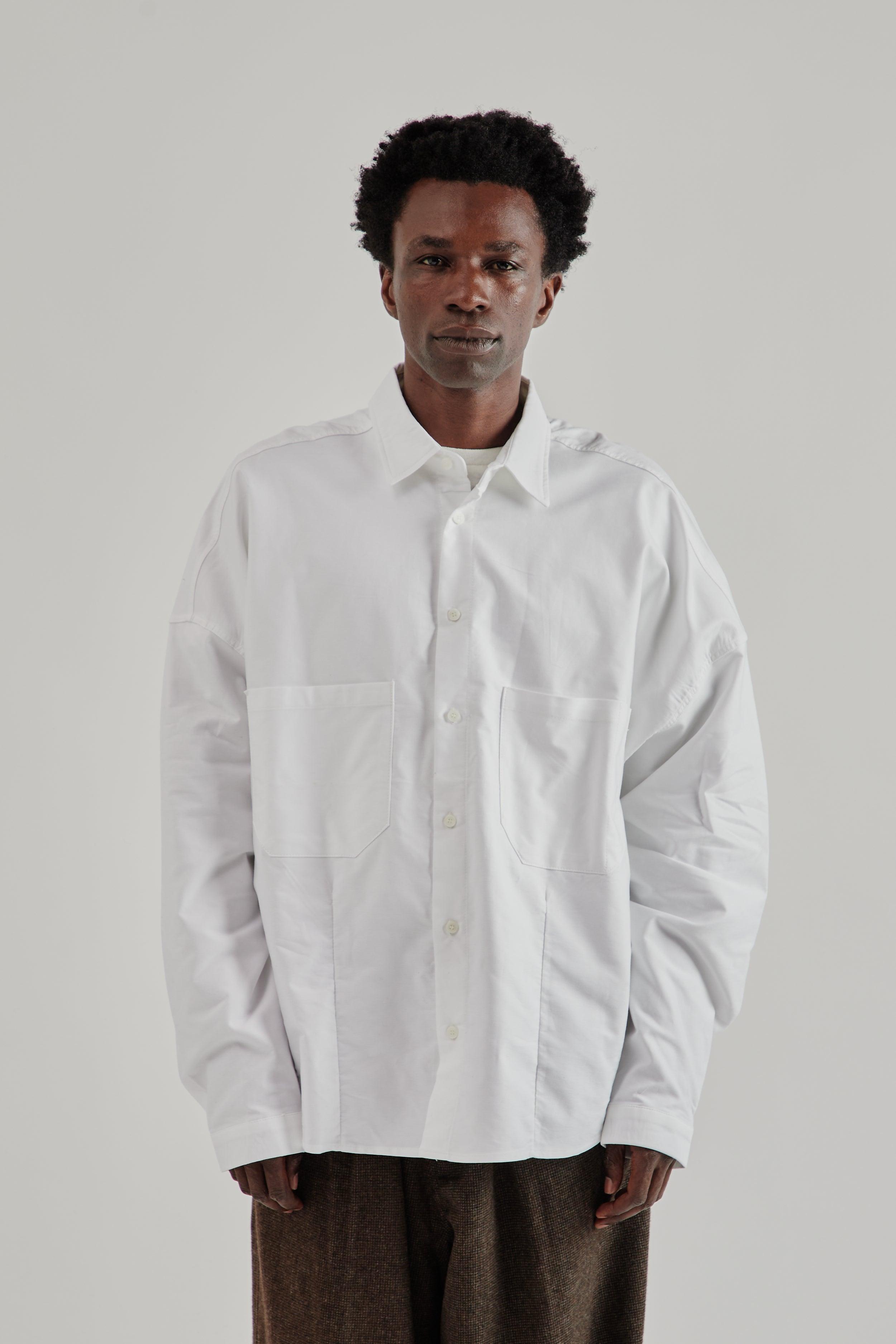 Dart Oxford Shirt - White