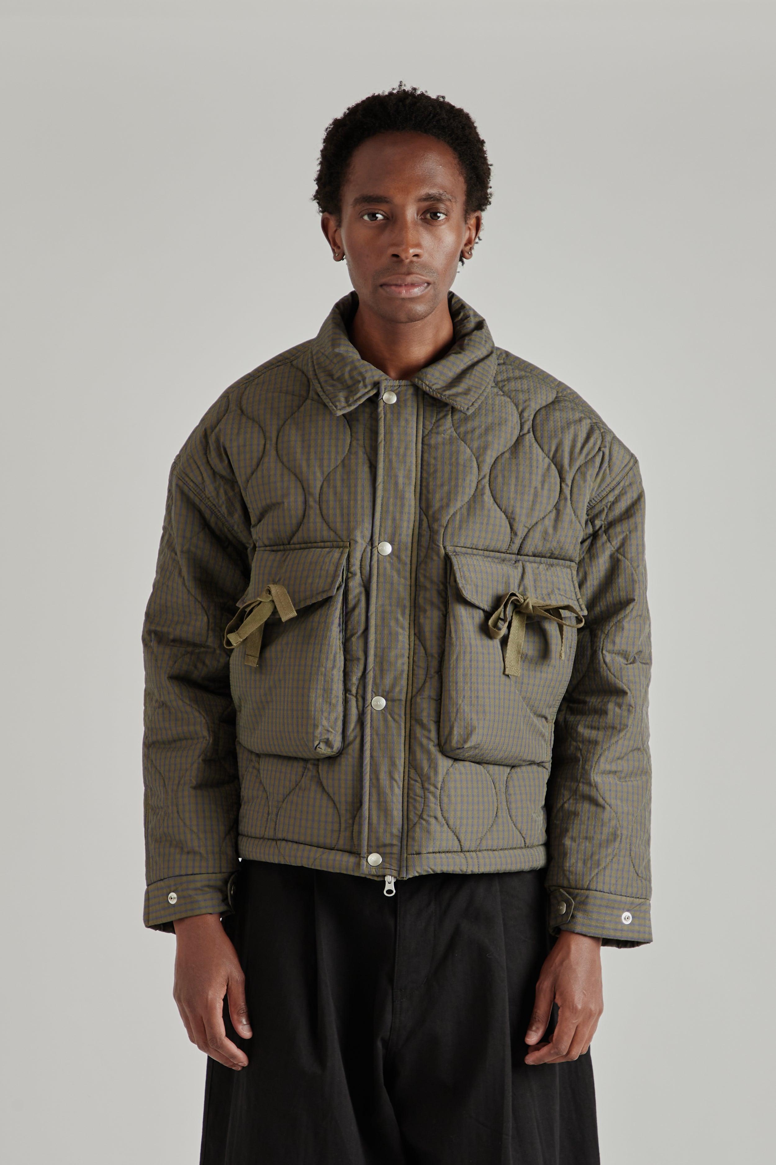 Quilted Pocket Jacket - Checkered
