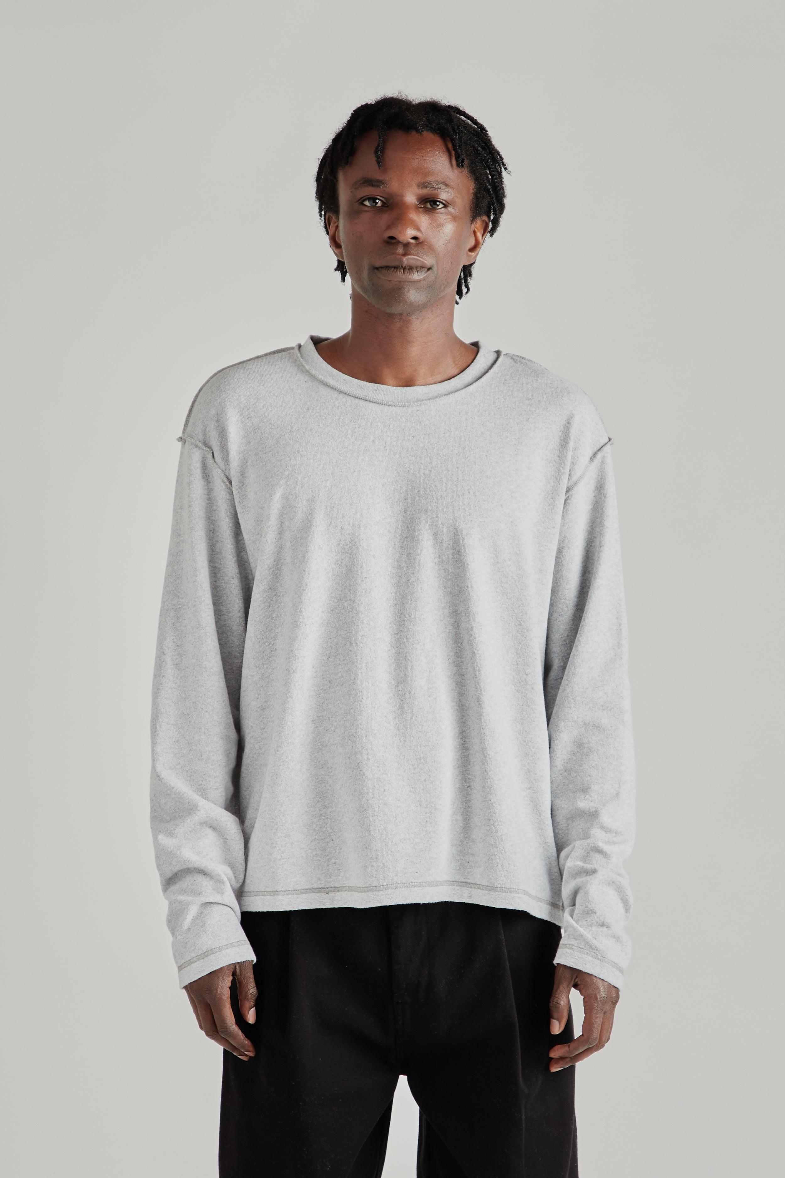 Reversed Longsleeve - Grey Melange