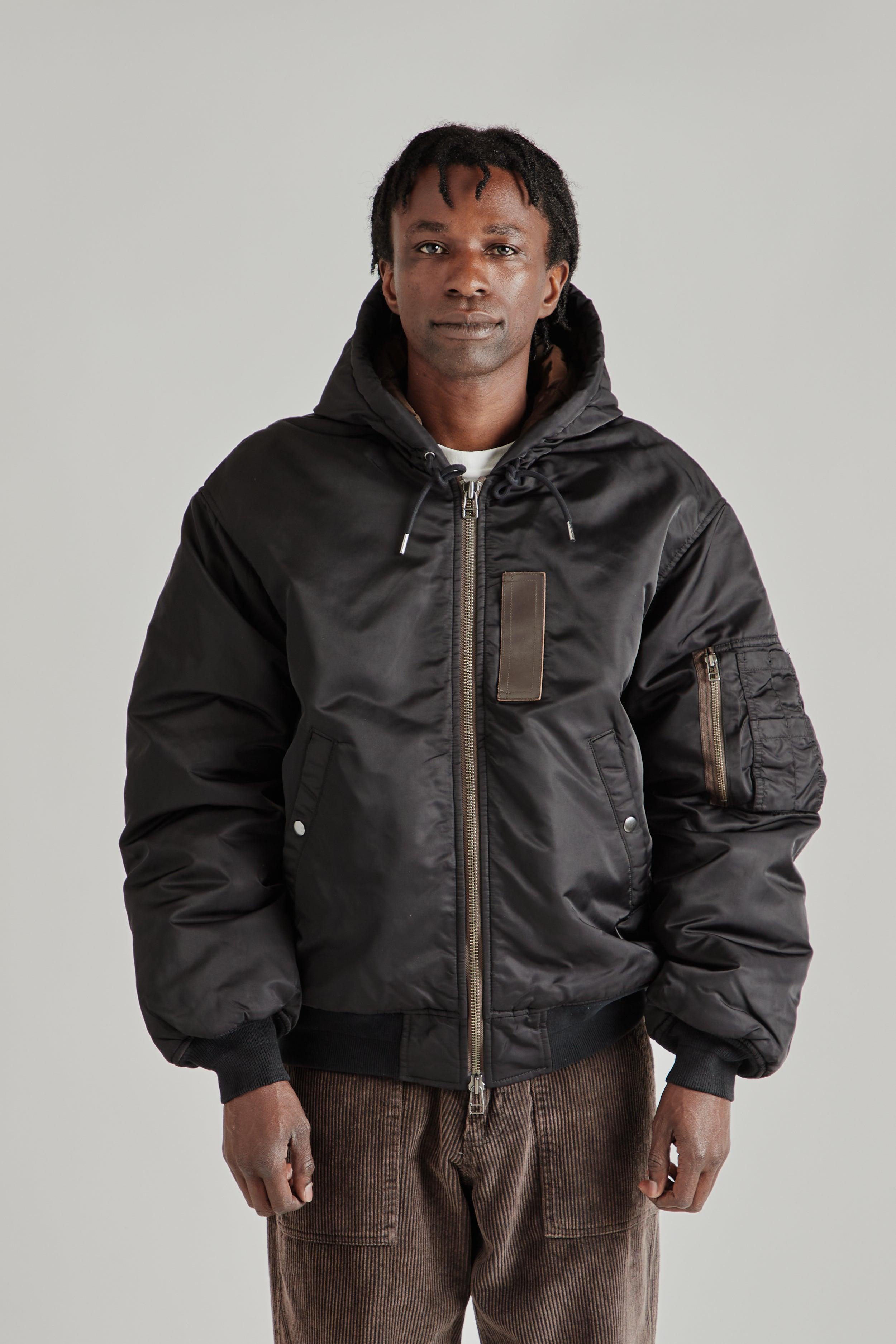 Active MA-1 Hooded Parka - Black
