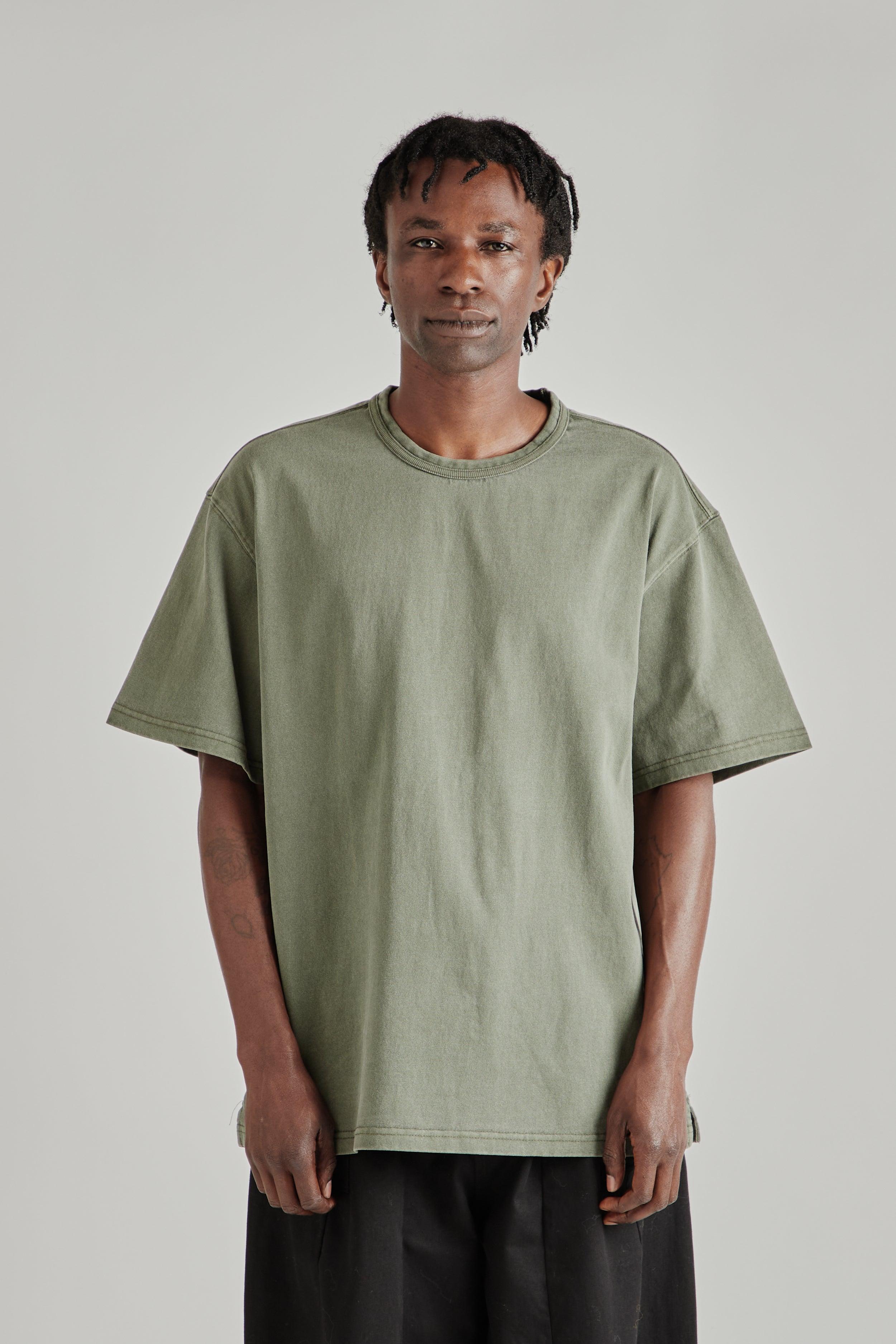OG Pigment Dyeing Half Tee - Olive