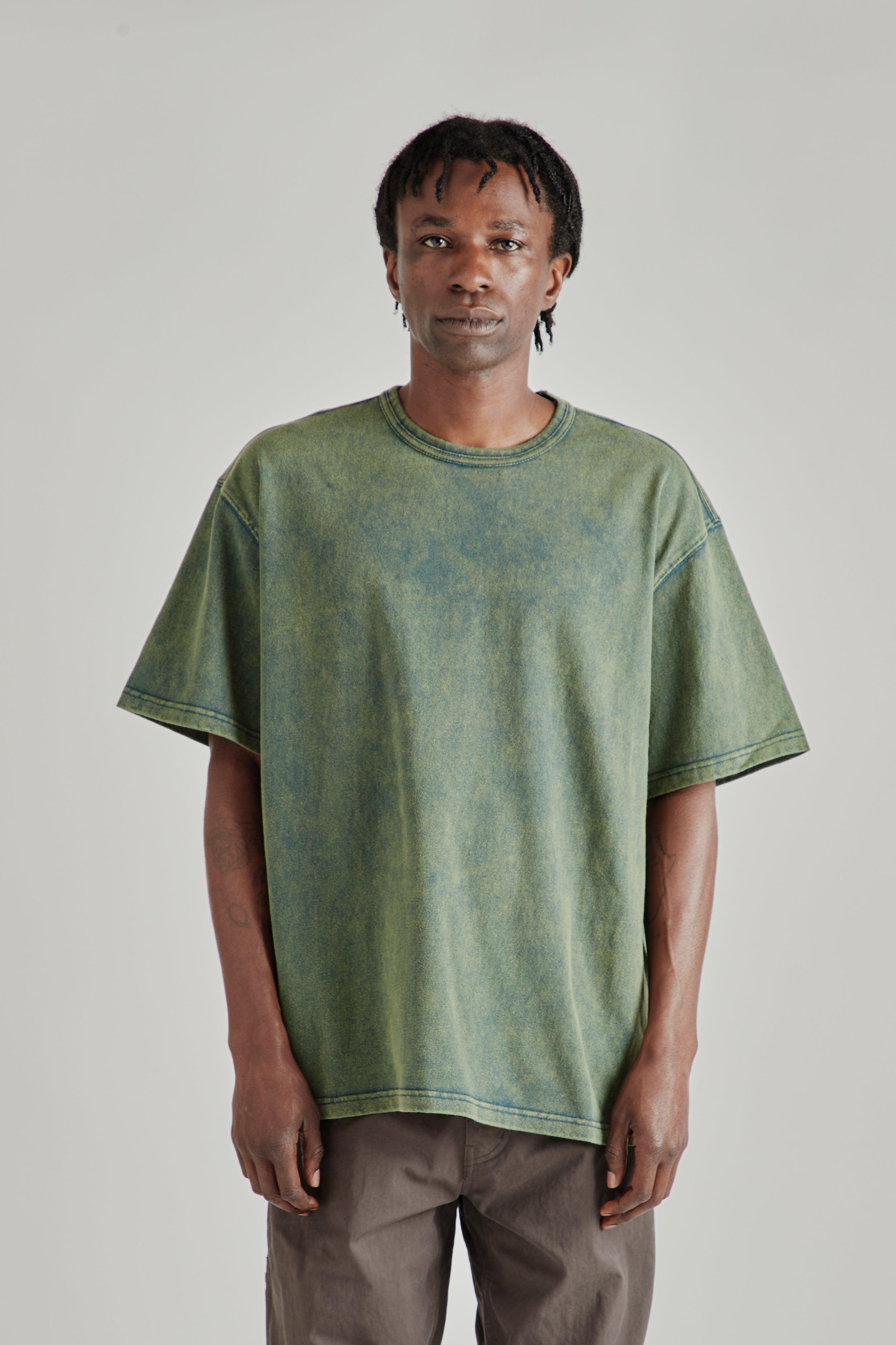 OG Vintage Dyeing Half Tee - Dark Green