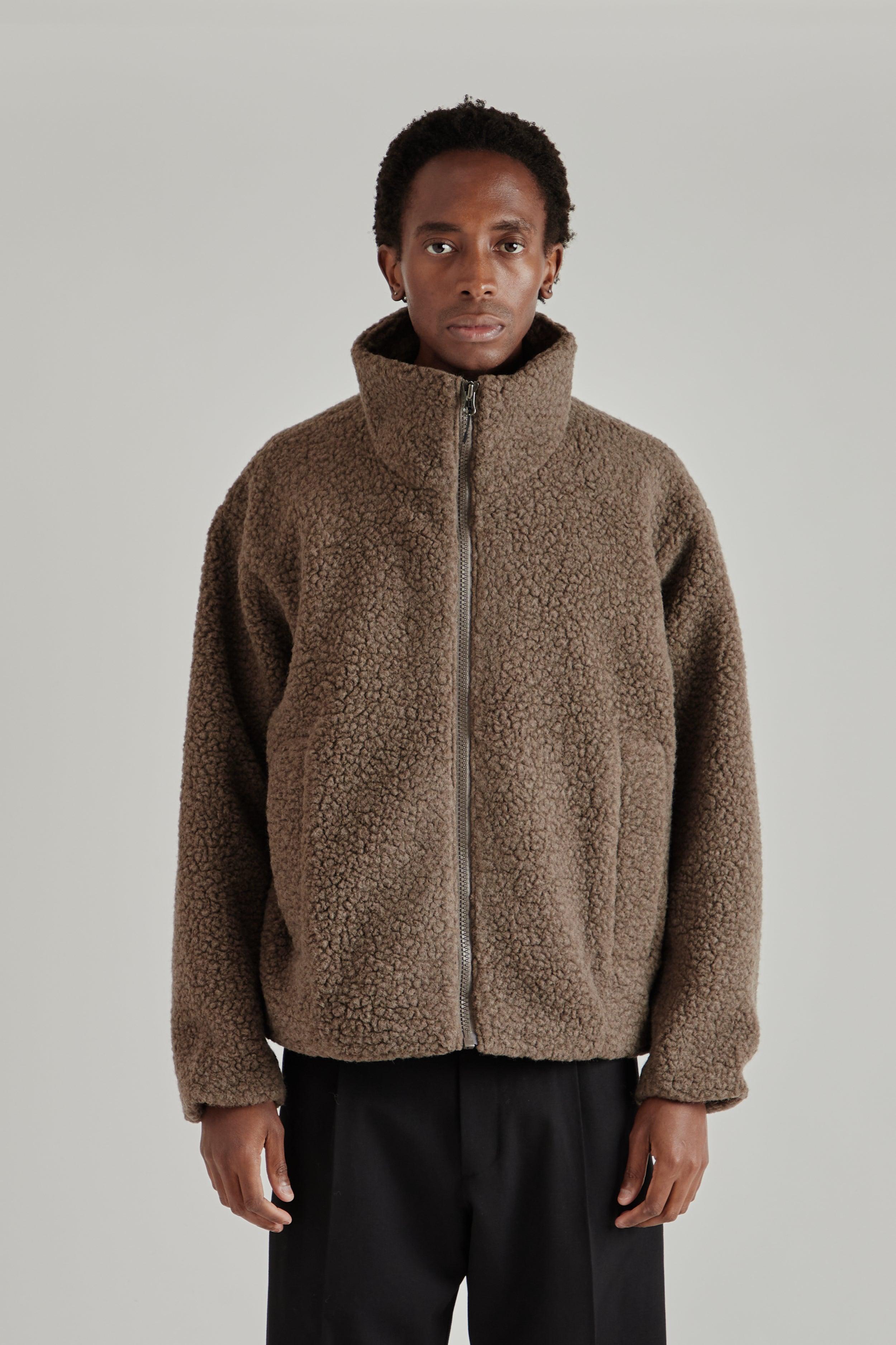 Deep Pile Fleece Jacket - Morel