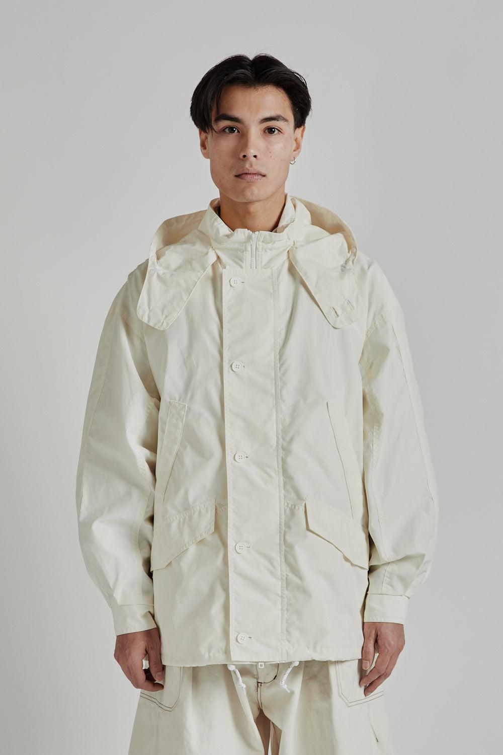 Hoodie Jacket - Off White x White