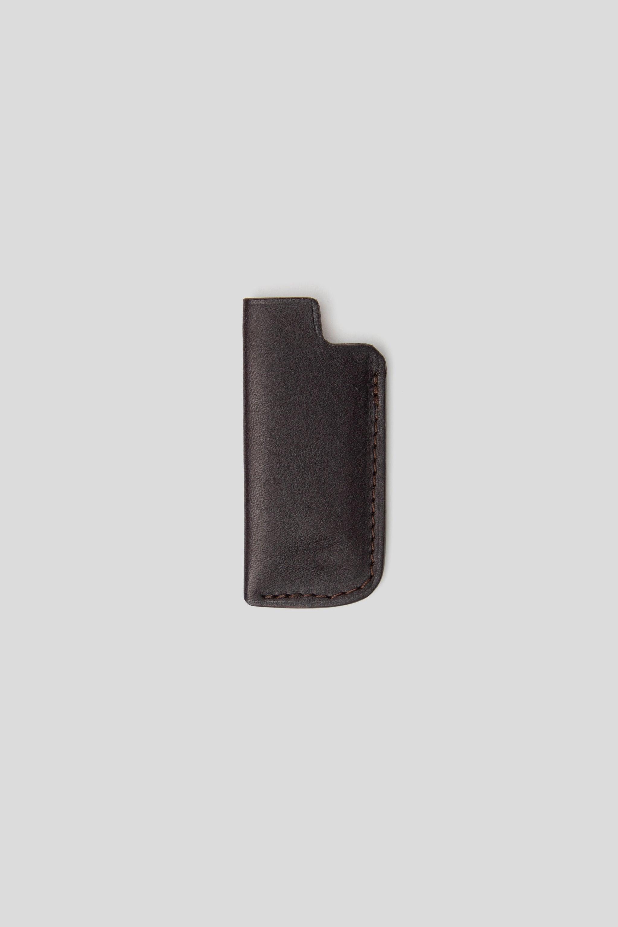 Lighter Sleeve - Chocolate Tanned Calf