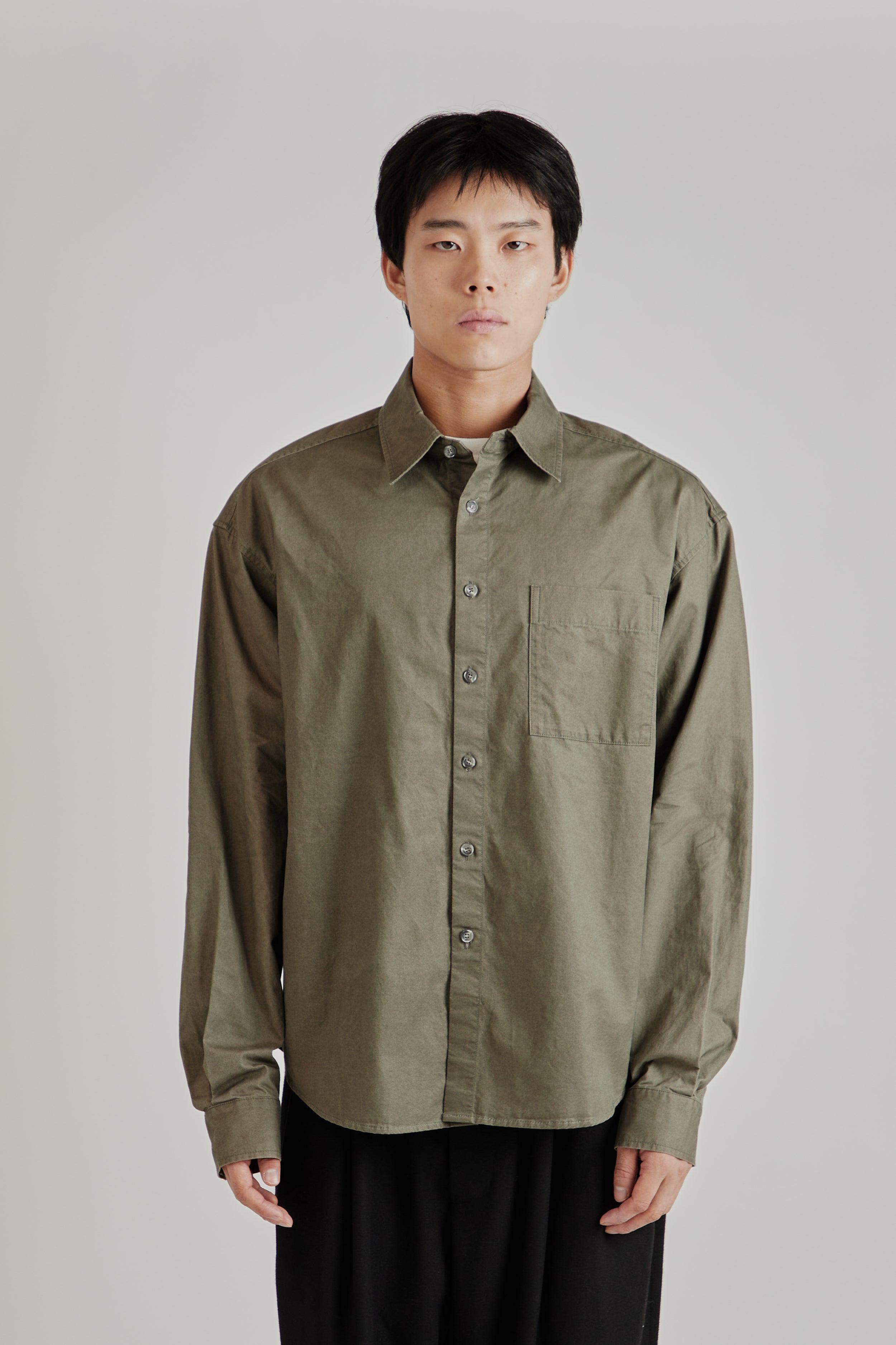 Merely Us Natural Washed Shirt - Washed Grey