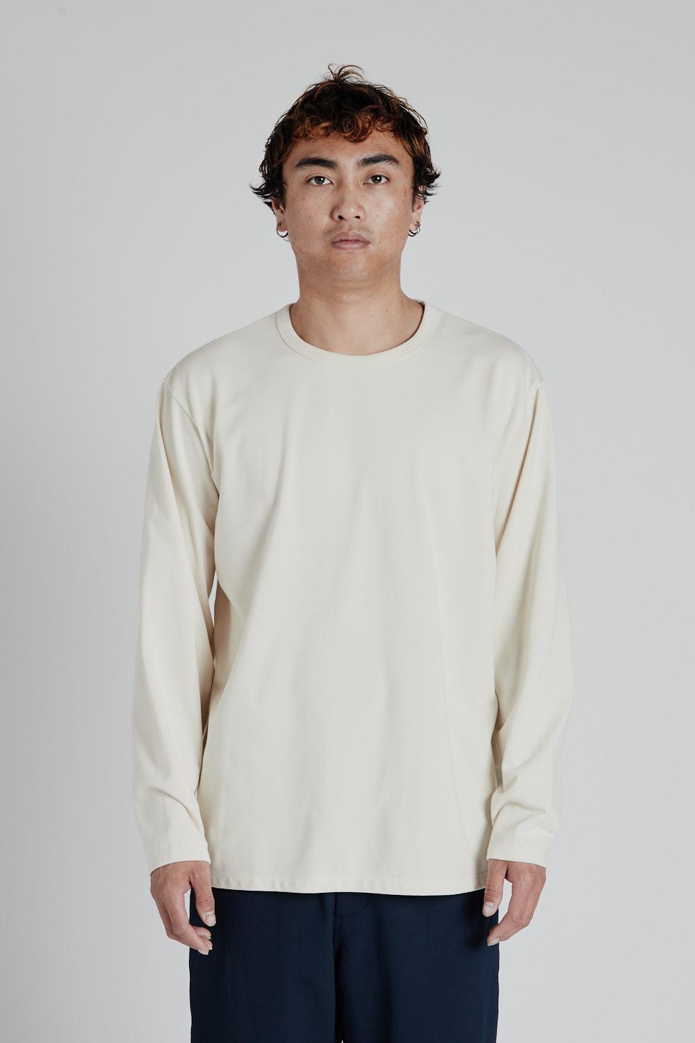 COOLMAX Jersey L/S Tee - Natural
