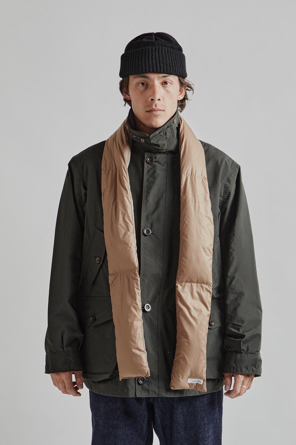 Down Muffler - Beige