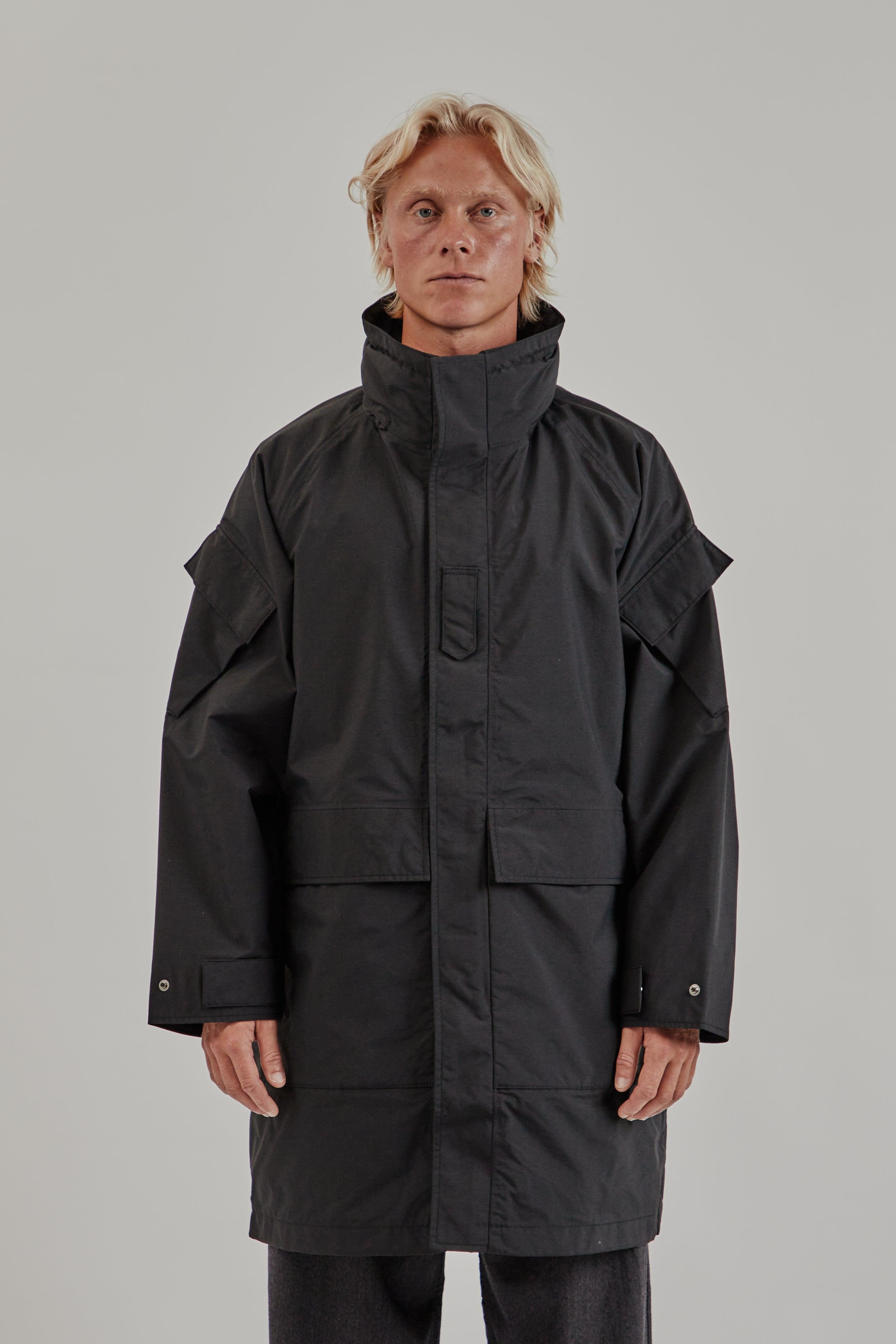 2L Nylon Gore-Tex Cruiser Coat - Black