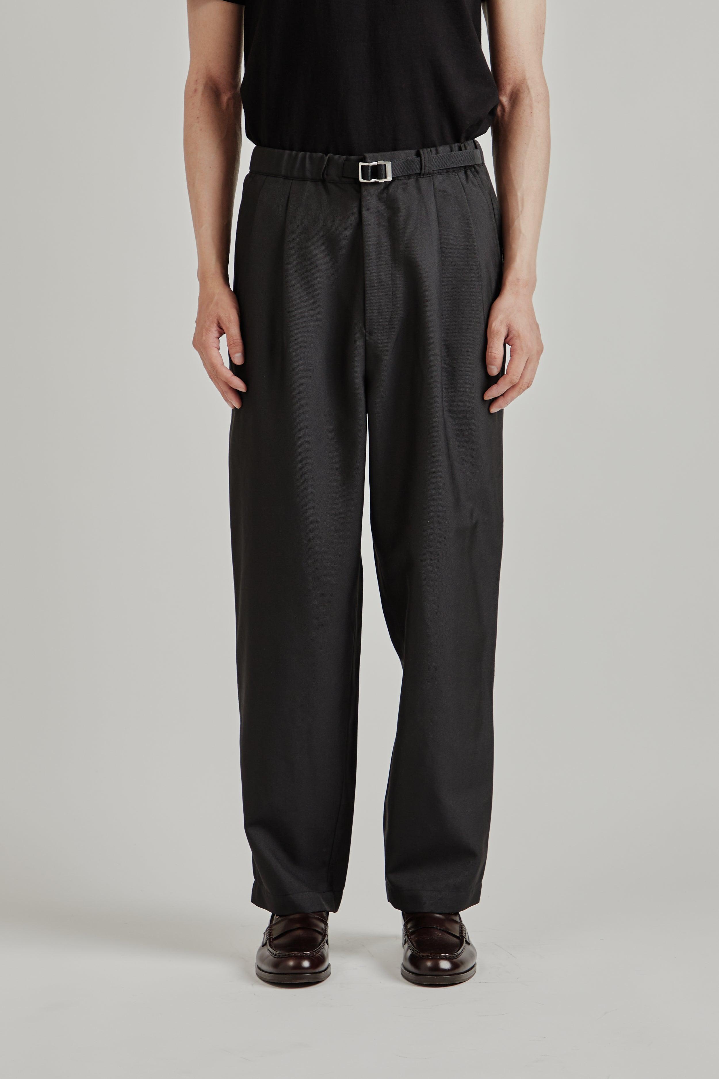 Polyester Twill Club Pants - Black