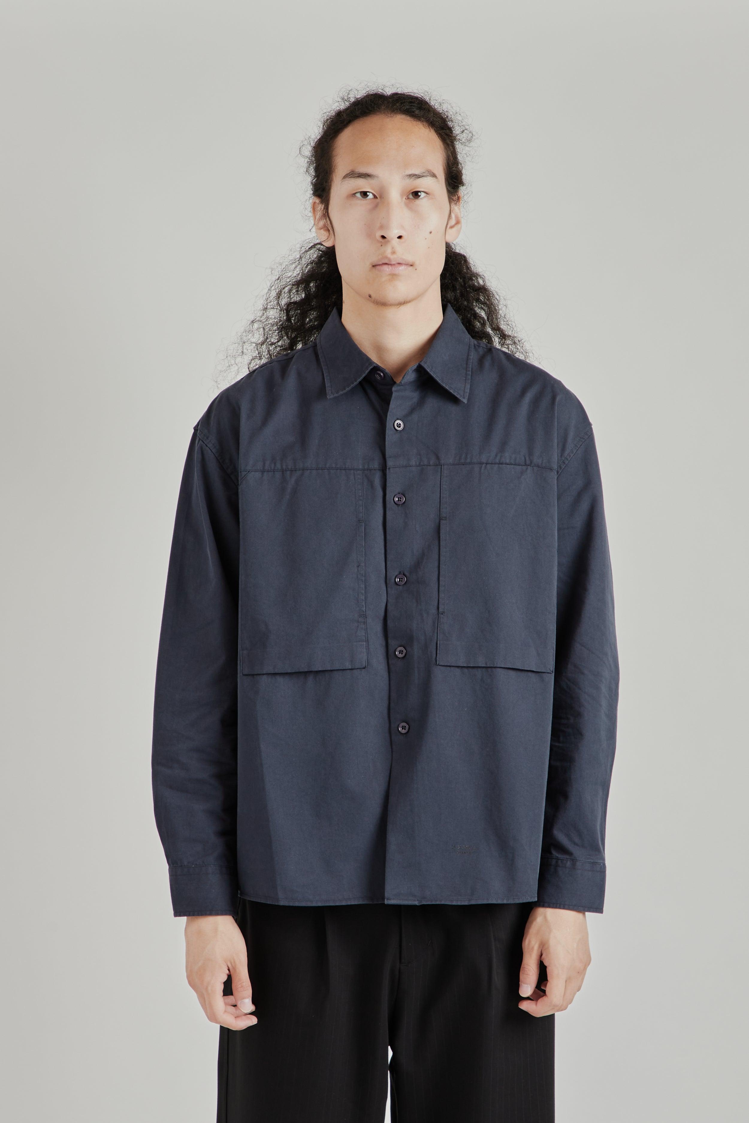 Panel Pocket Shirt - Navy