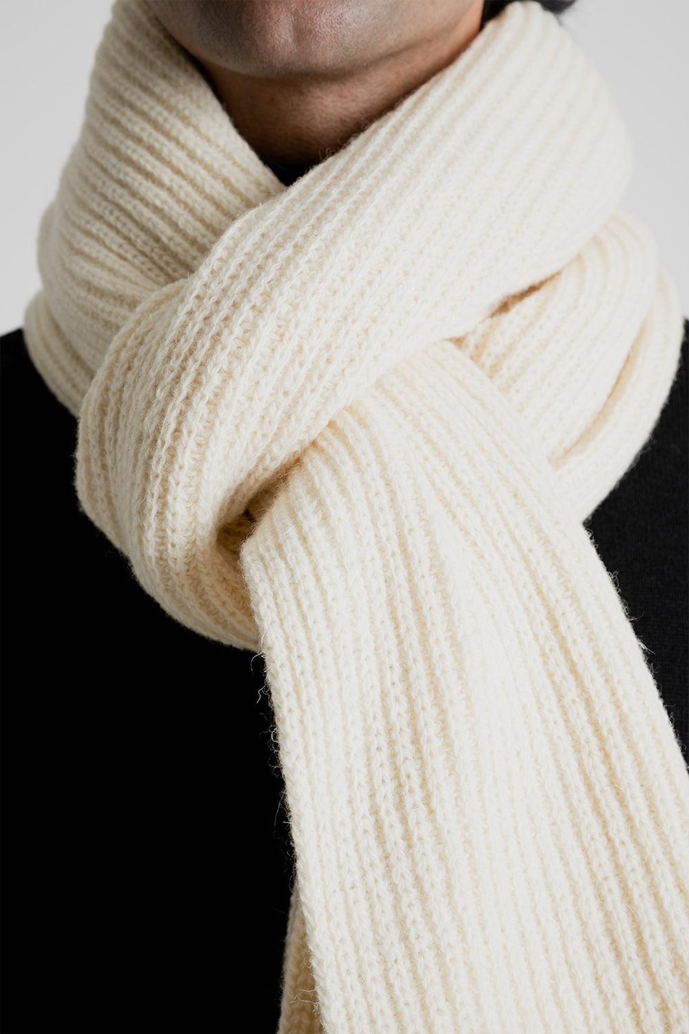 Anton Shetland Scarf - Off White