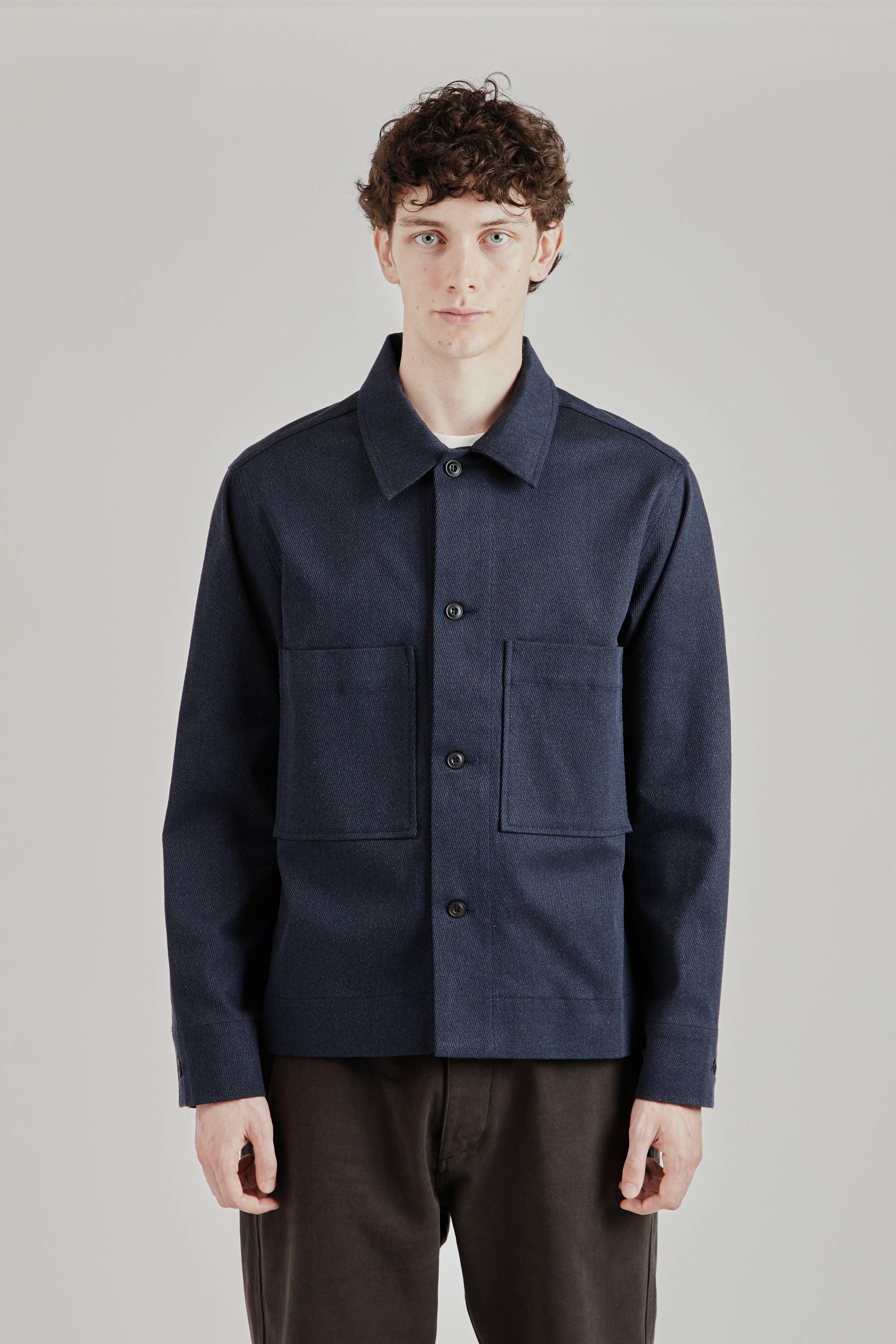 Box Overshirt - Navy