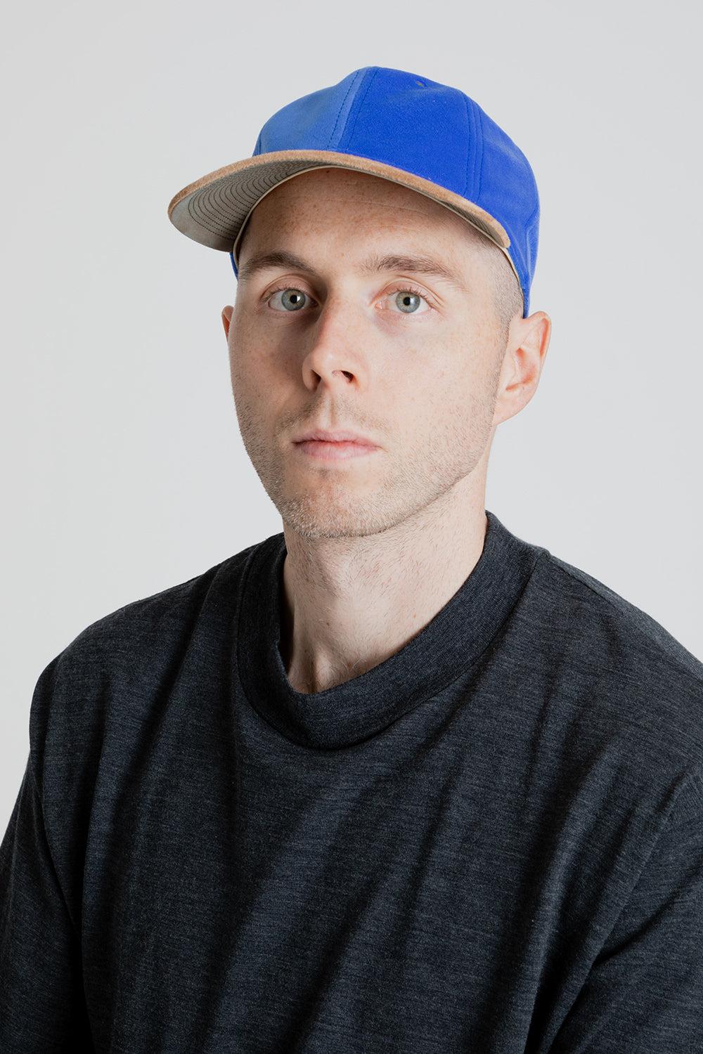Pig Suede 2 Tone Cap - Blue