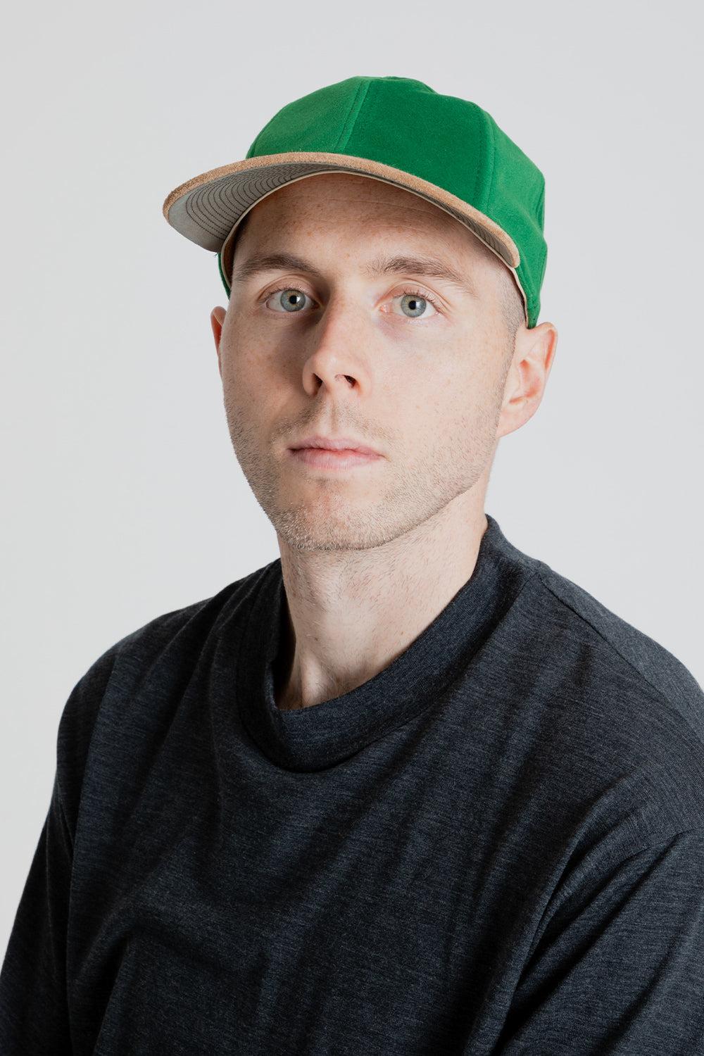 Pig Suede 2 Tone Cap - Green