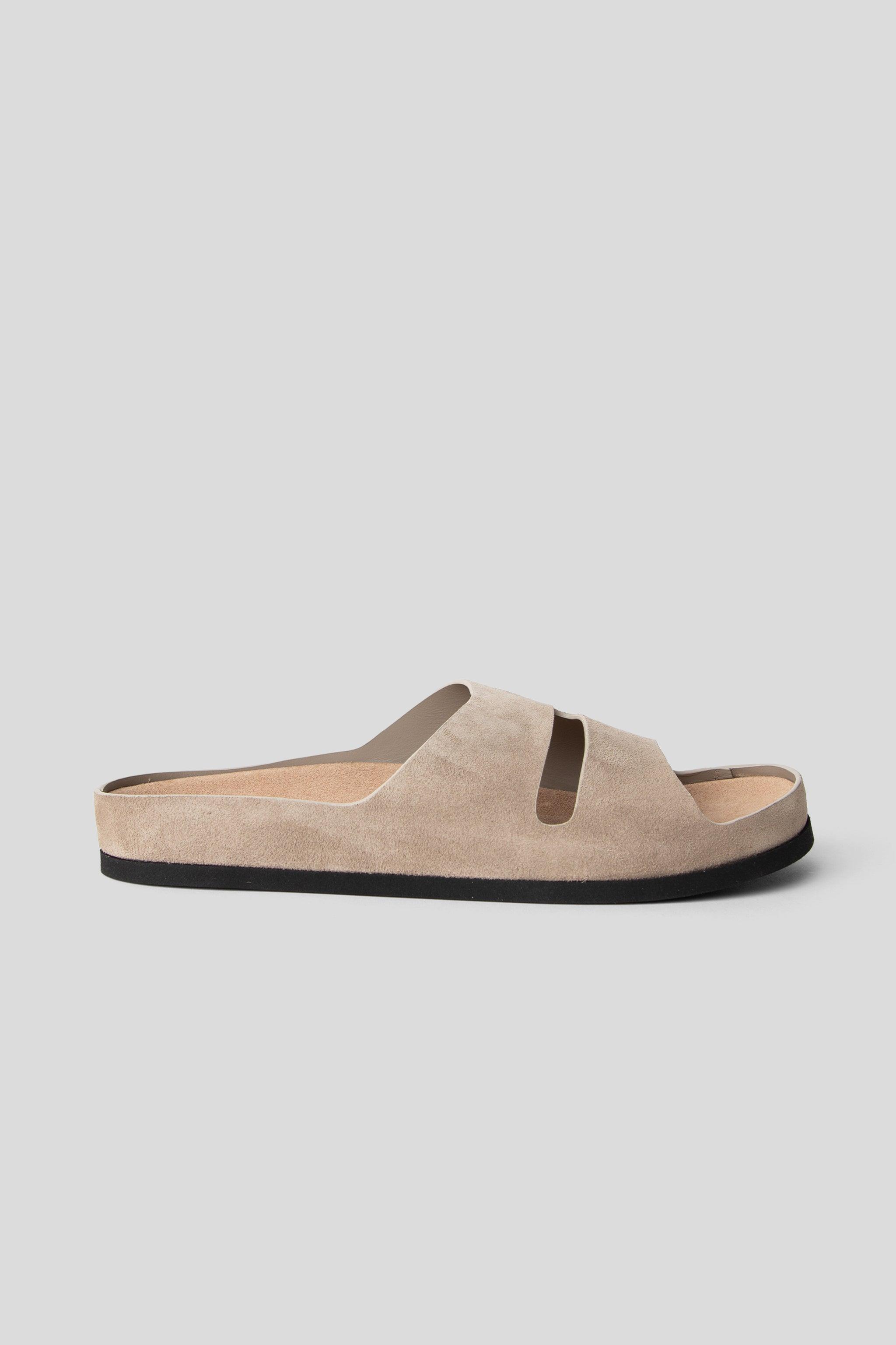Italian Military Sandal - Sand Suede