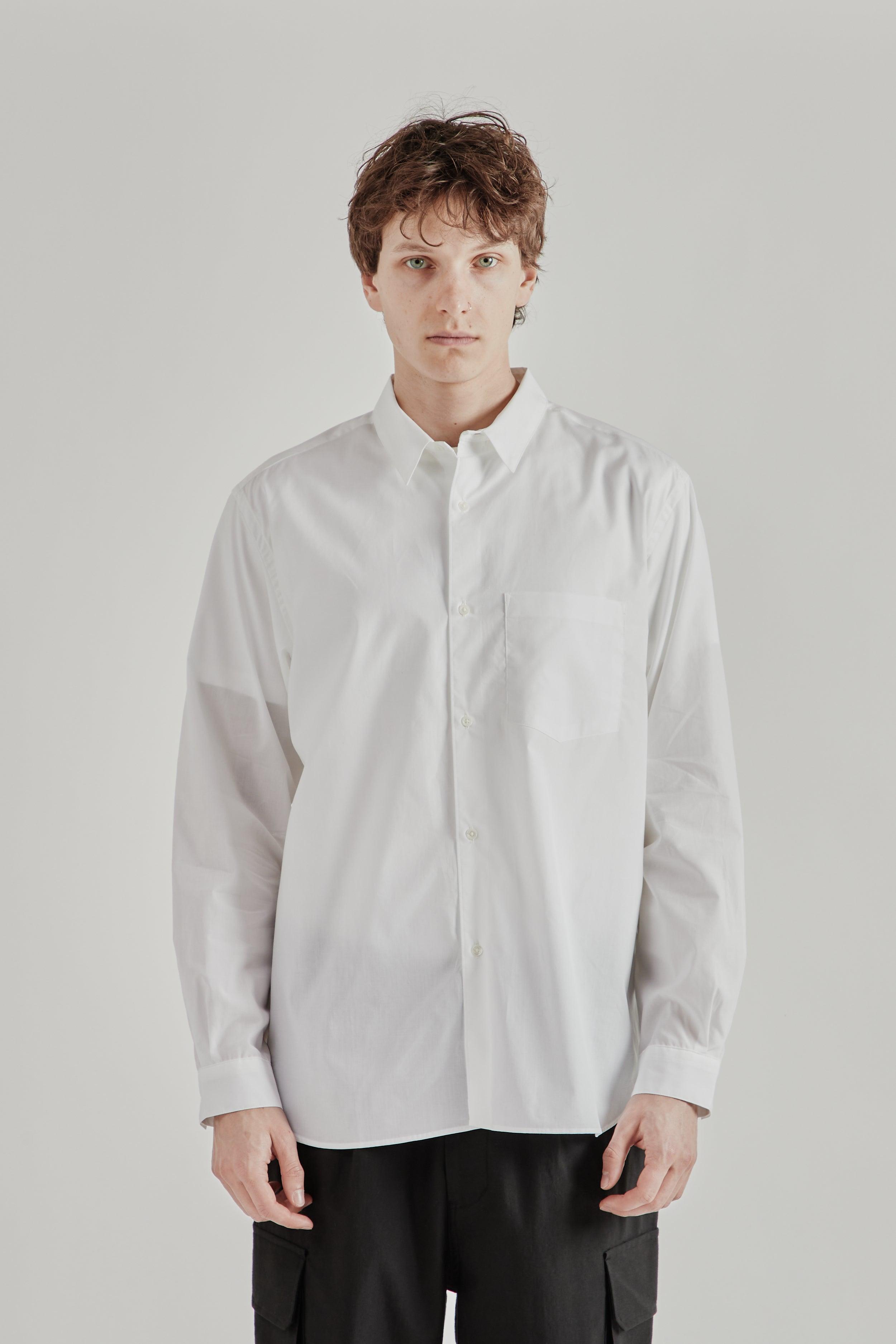 Regular Collar Shirt - White