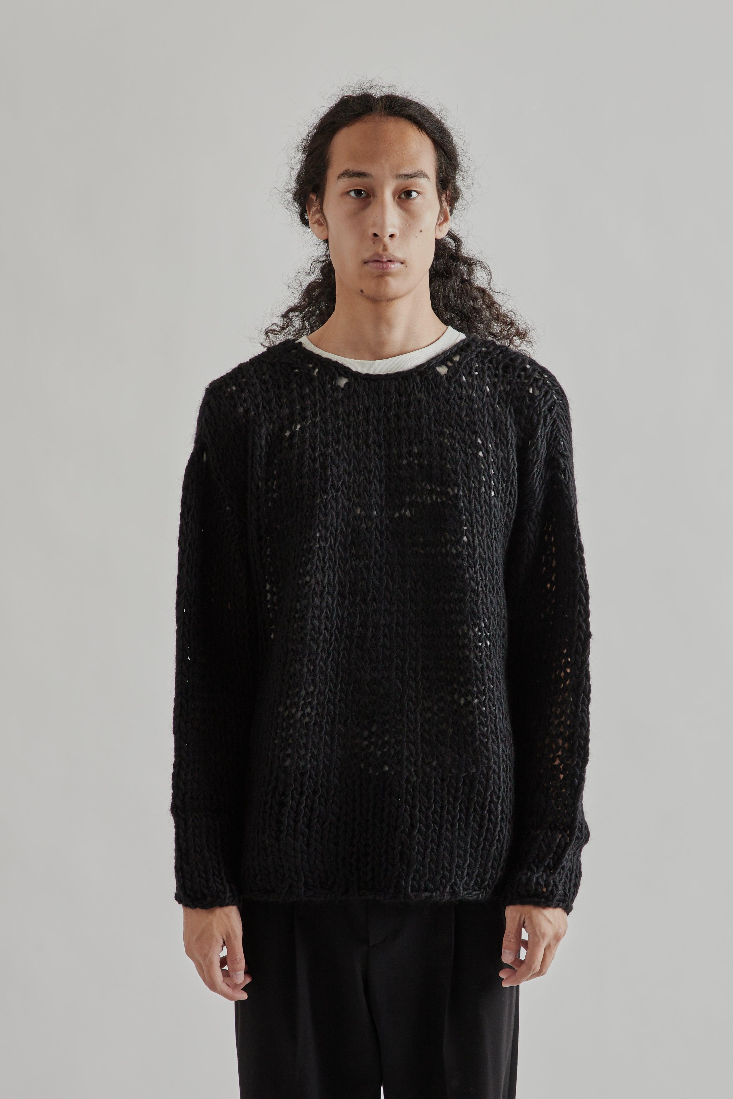 Low Gauge Pullover - Black
