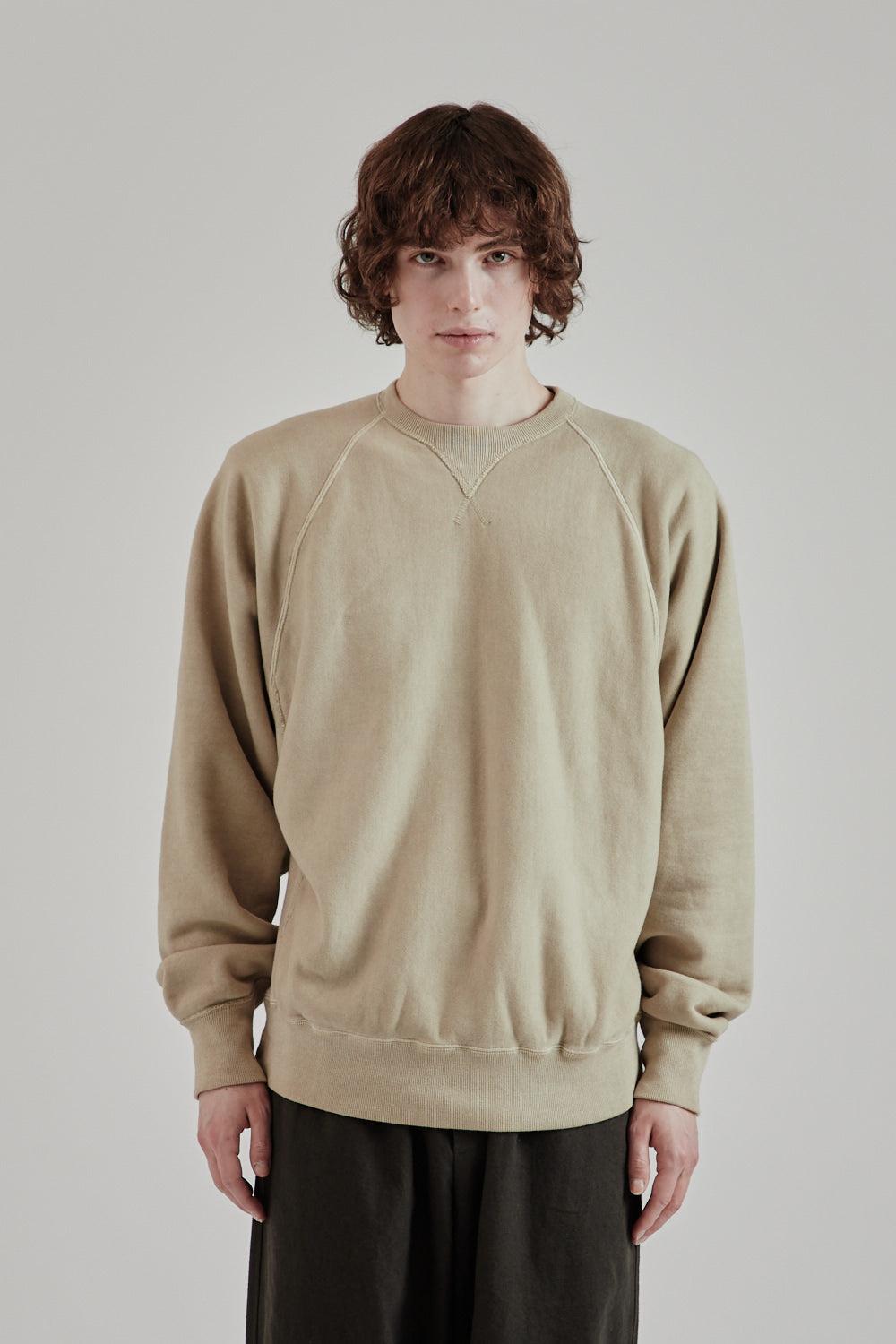 Pigment Dye Sweater - Smoke White