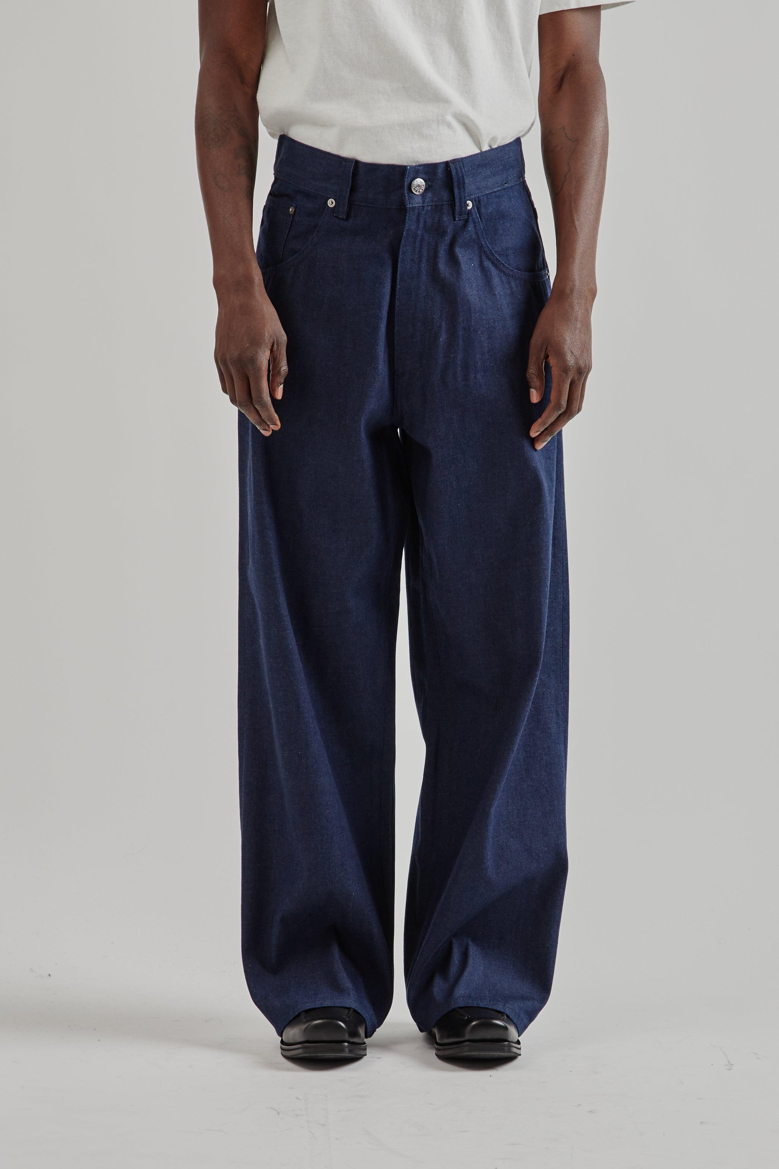 Super Wide Cinch Denim - Indigo Raw
