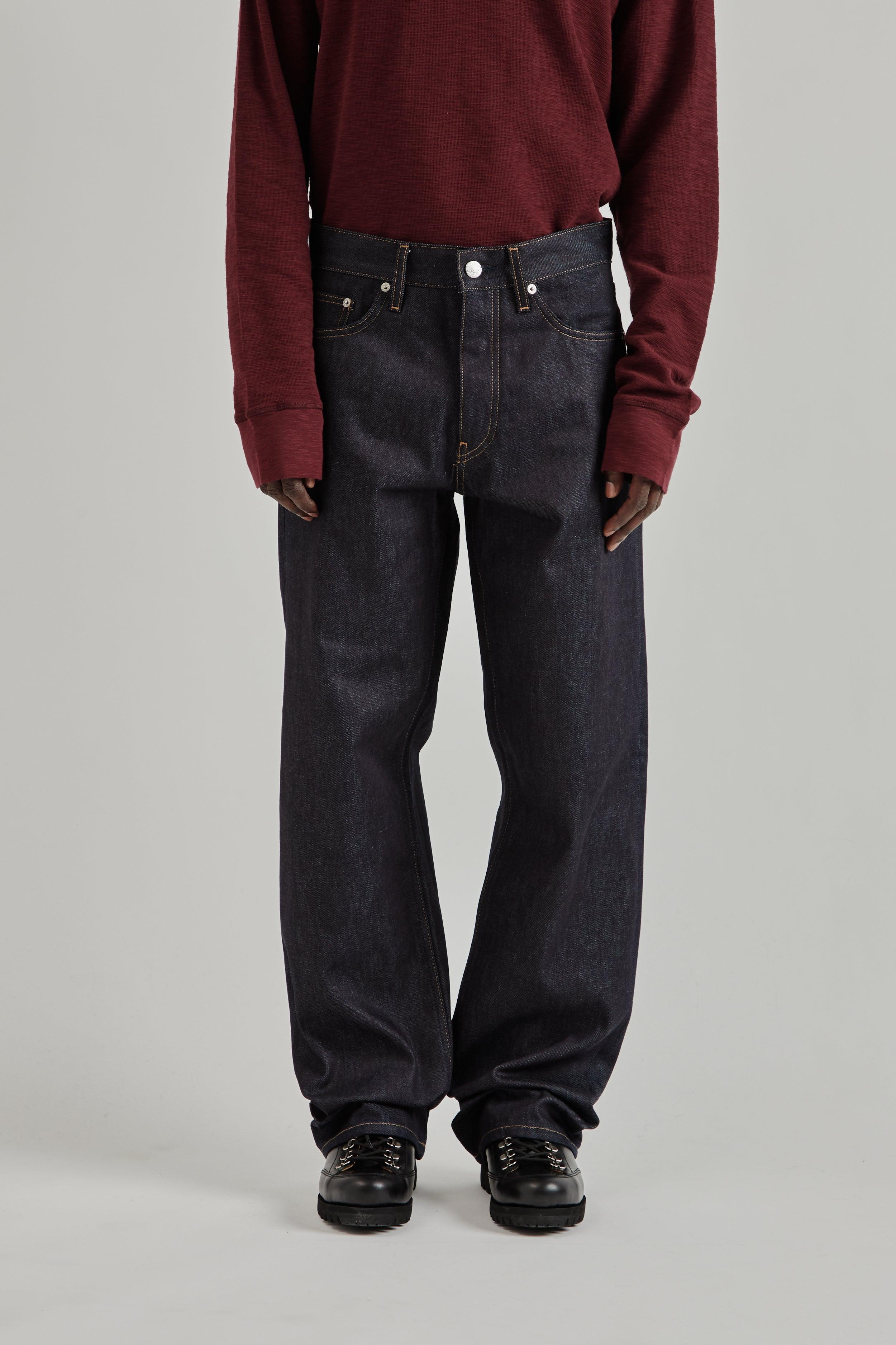 Loose Raw Selvedge Denim - Raw Indigo