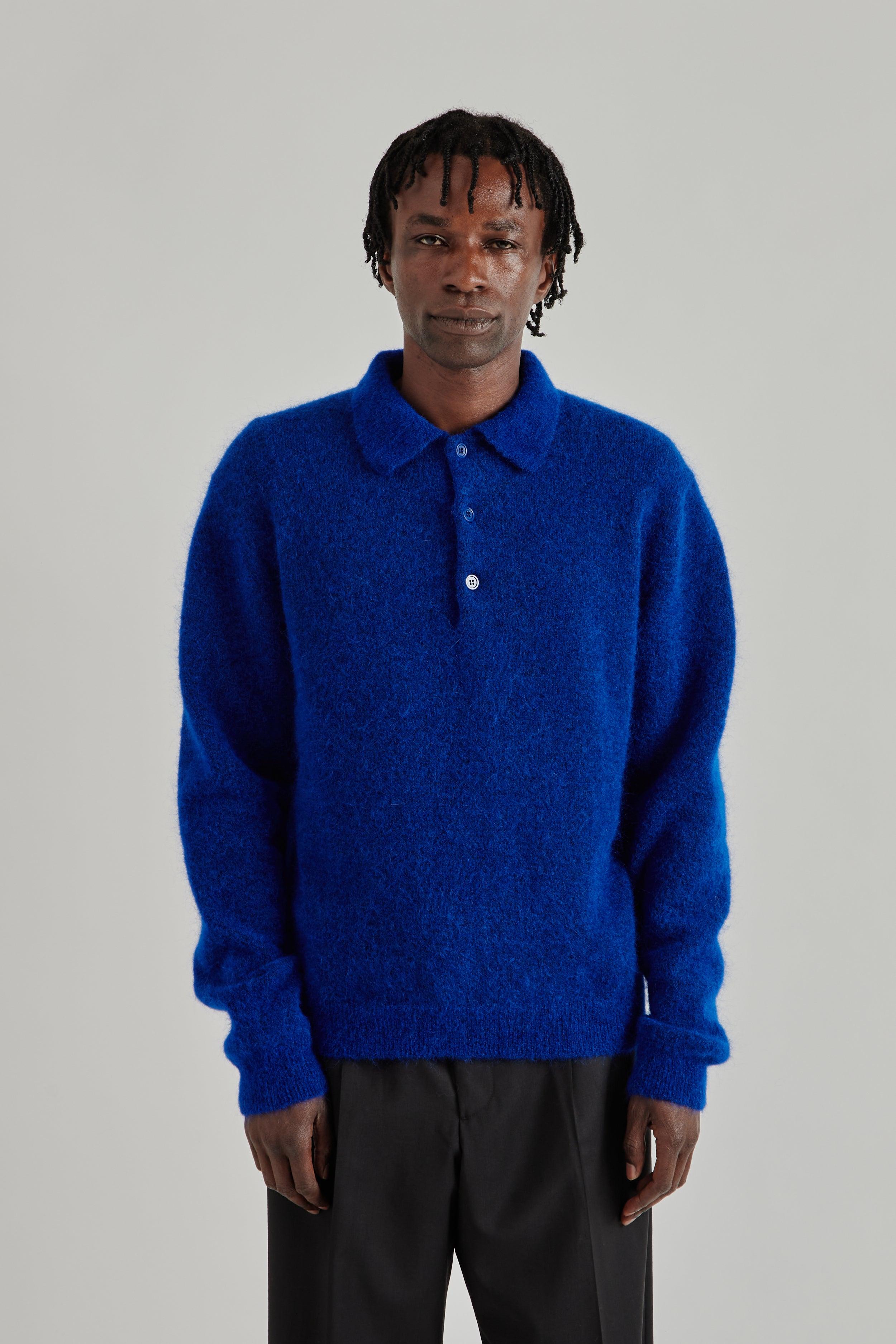 Mohair Polo - Klein Blue
