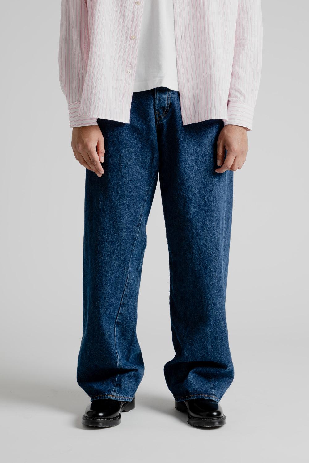 Wide Twist Denim - Rinse Blue