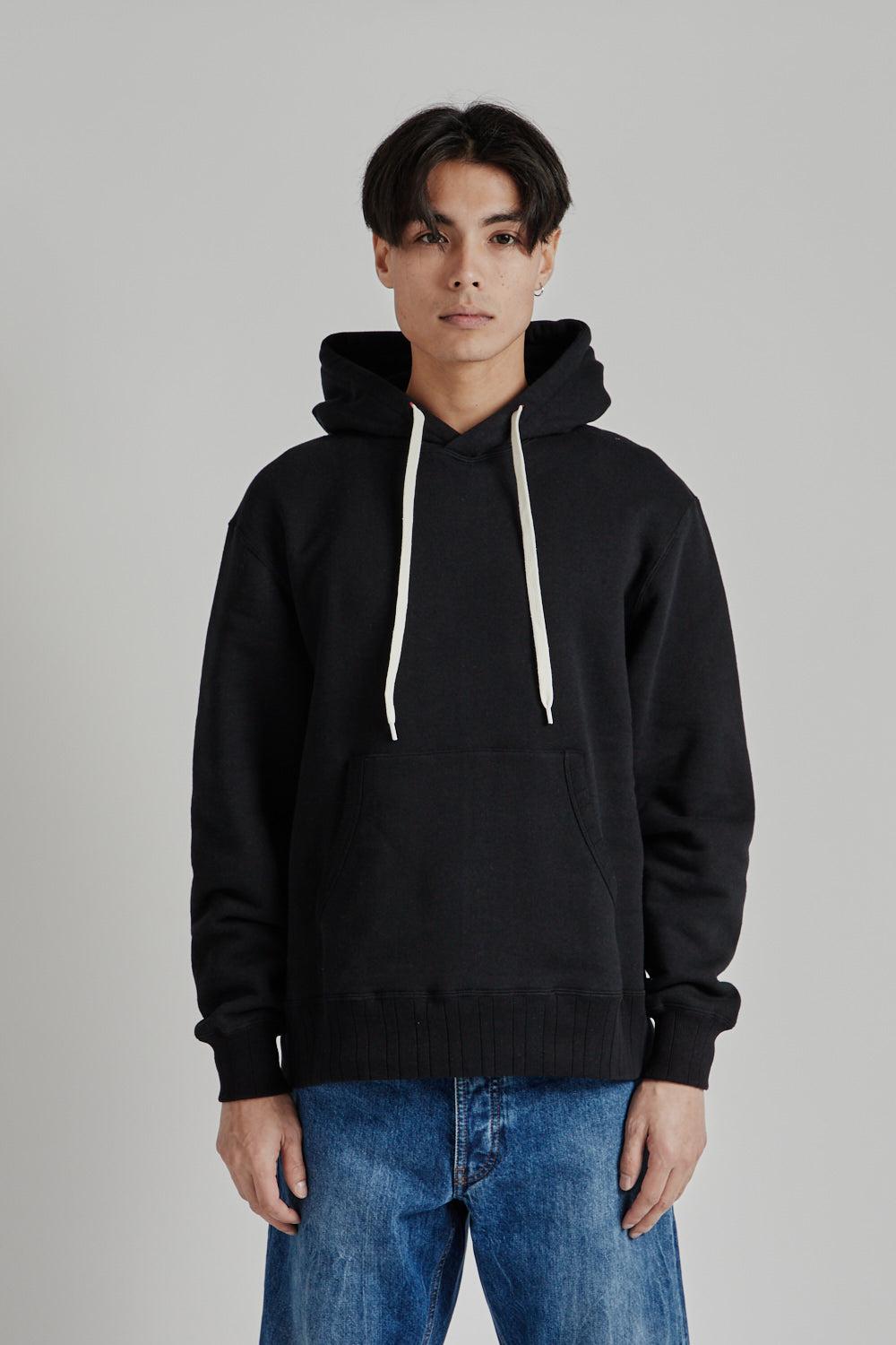 Loopwheeler Pullover Hoodie - Black