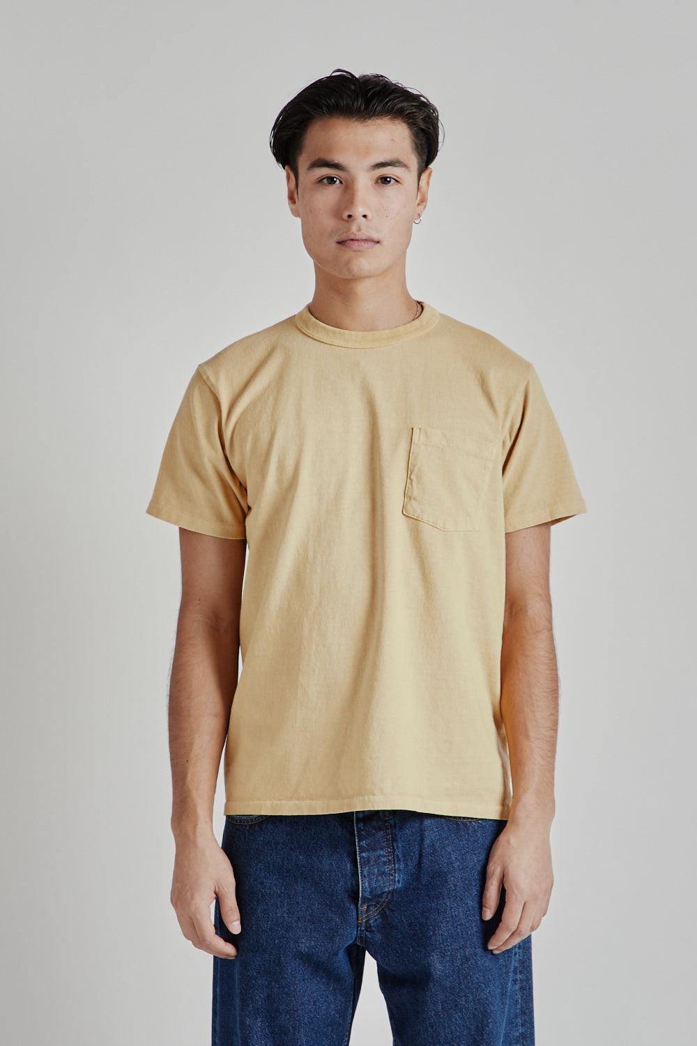 Pigment Dyed Pocket Tee - Ocker