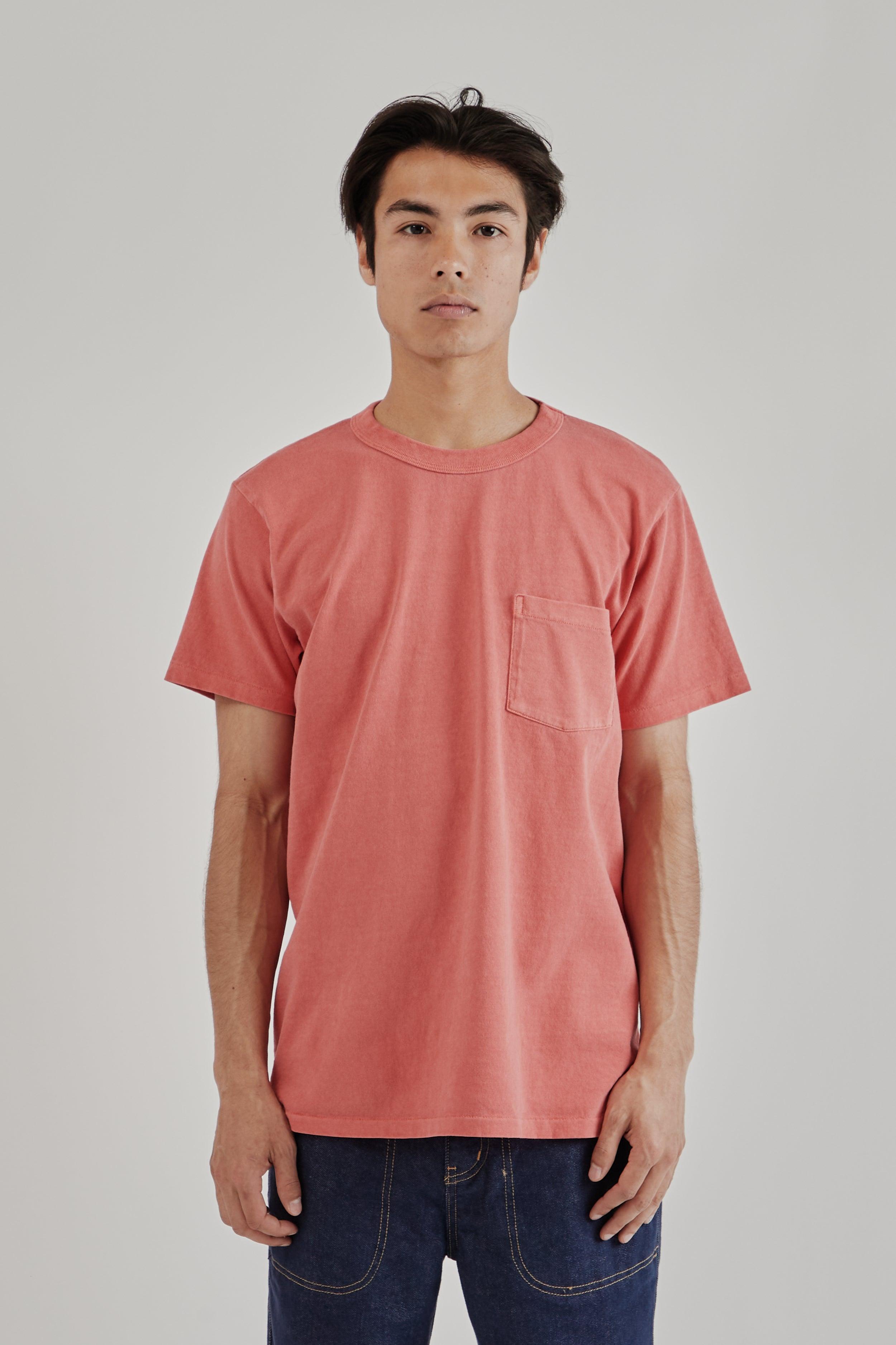 Pigment Dyed Pocket Tee - Phoenix Red