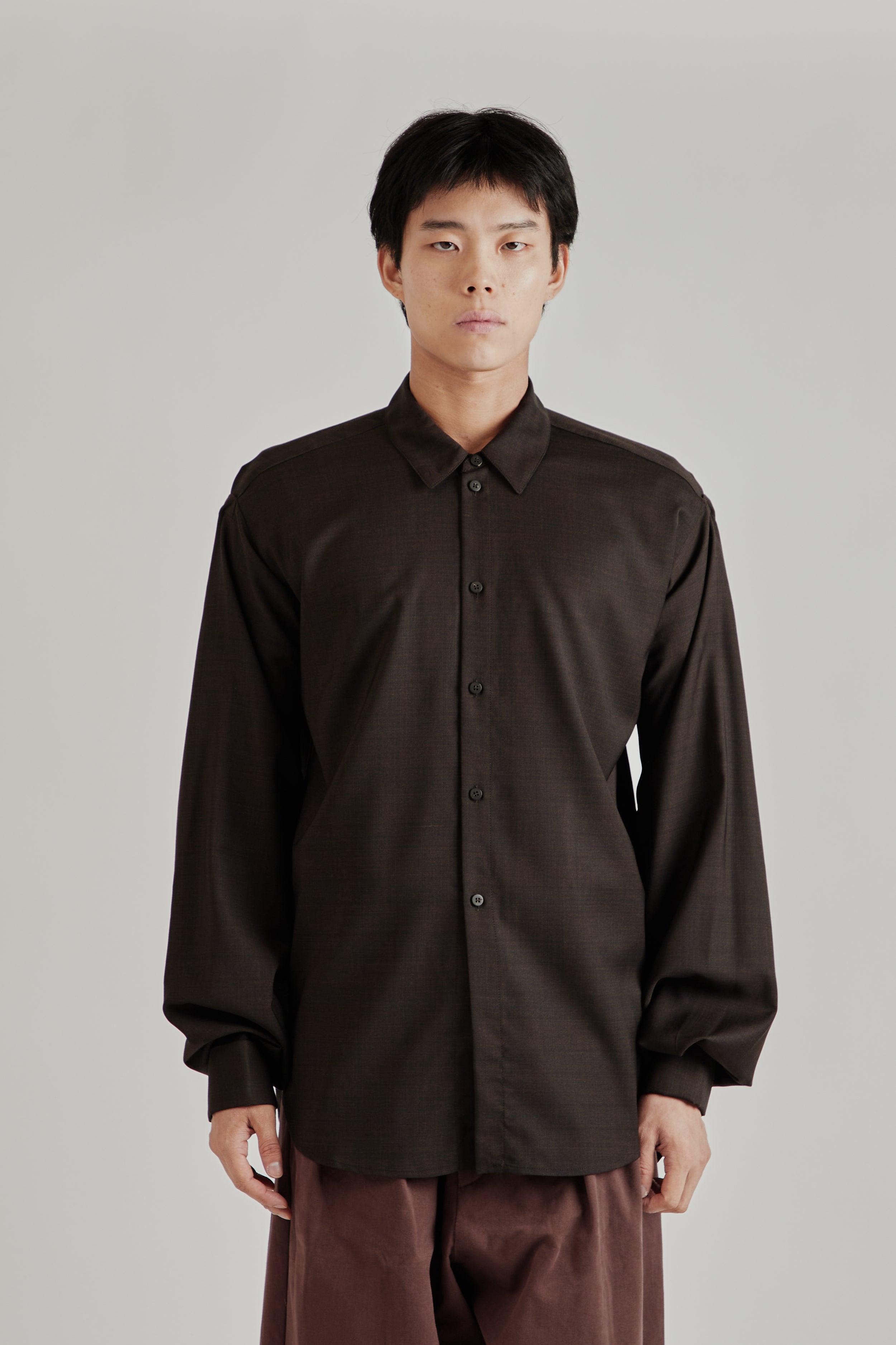 Faeder Shirt - Cacao Check