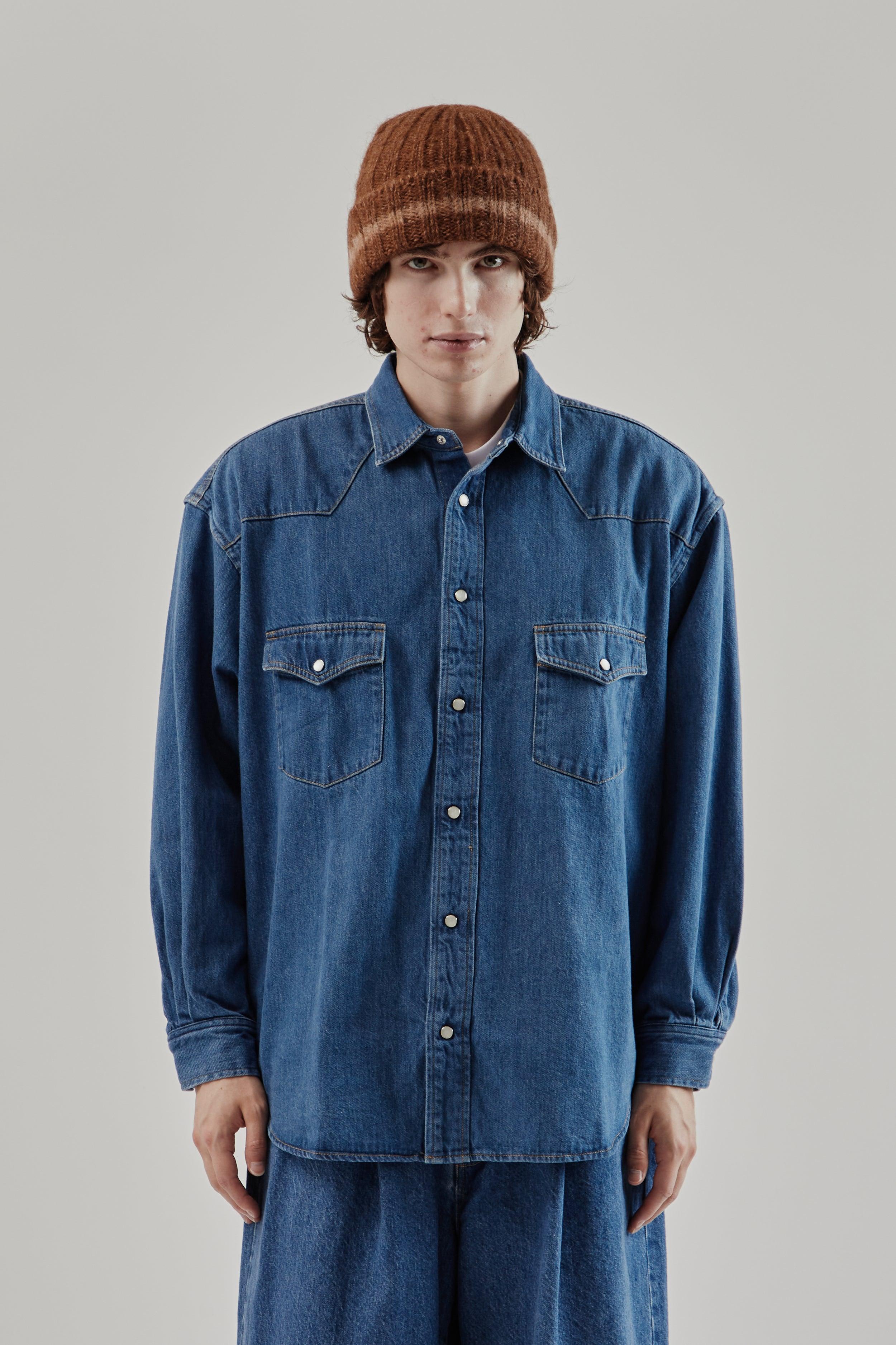 Western Shirt - Indigo