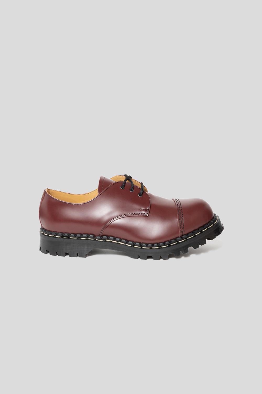 3 Eye Steel Cap Gripfast - Oxblood