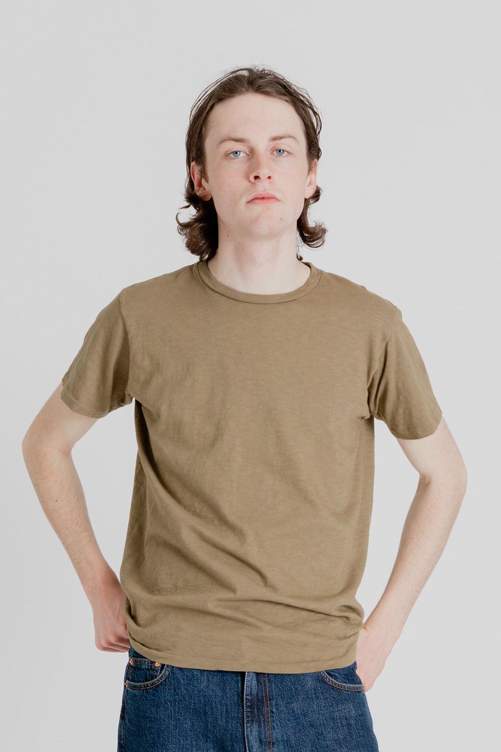 Rolled Regular Short Sleeve Tee - Olive