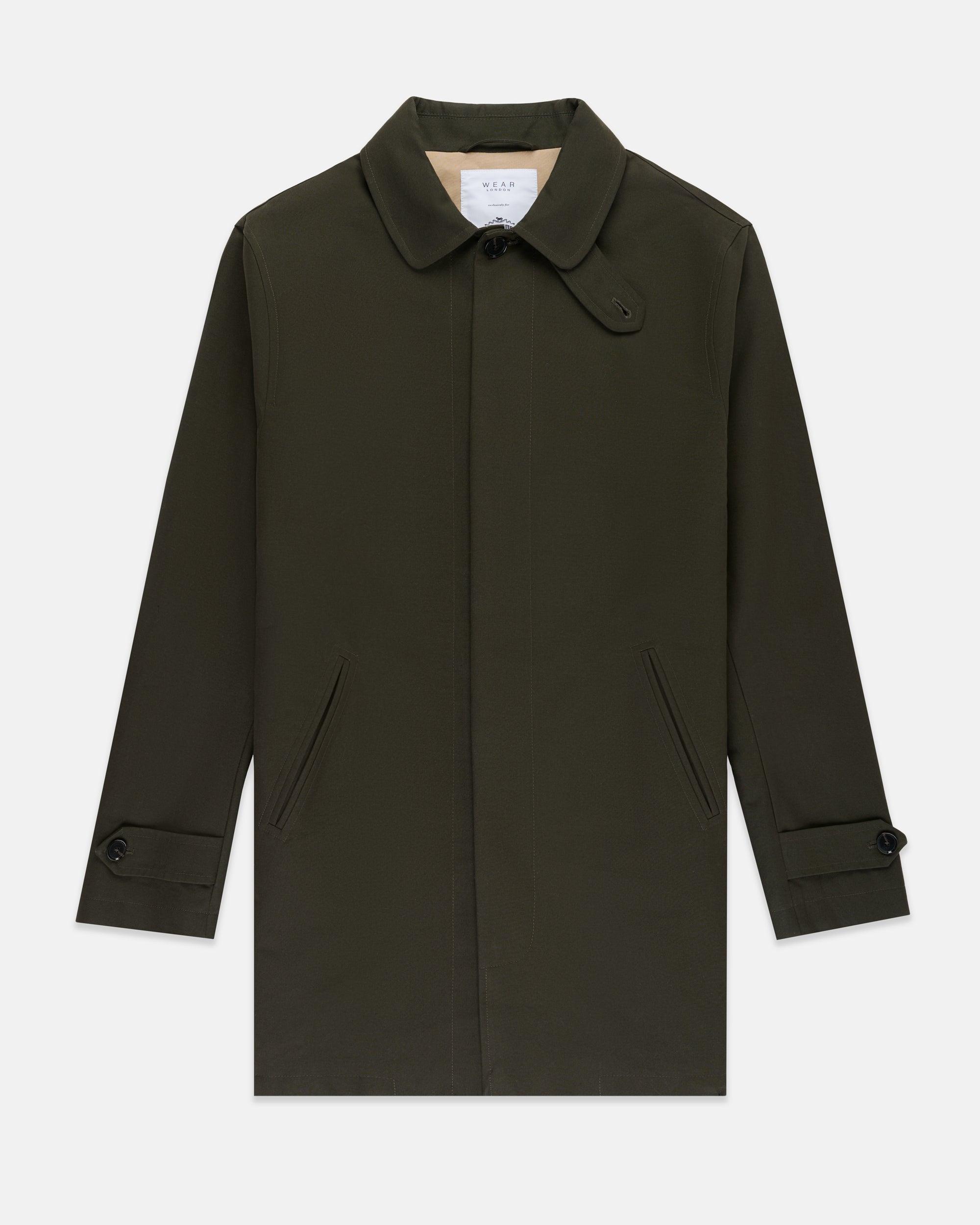 Made-in-England Olive Cotton London Mac