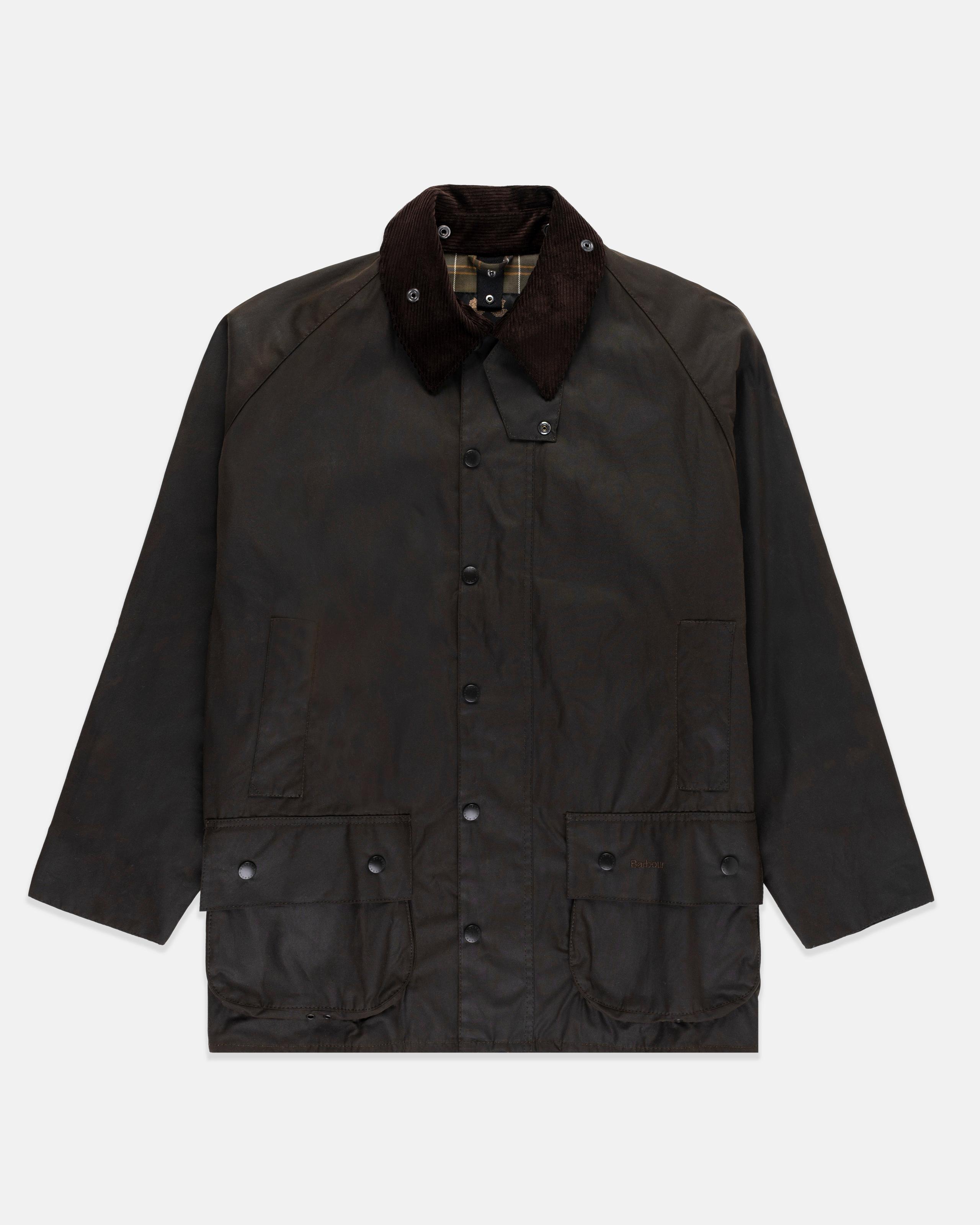 Made-in-England Barbour Olive Beaufort® Wax Jacket