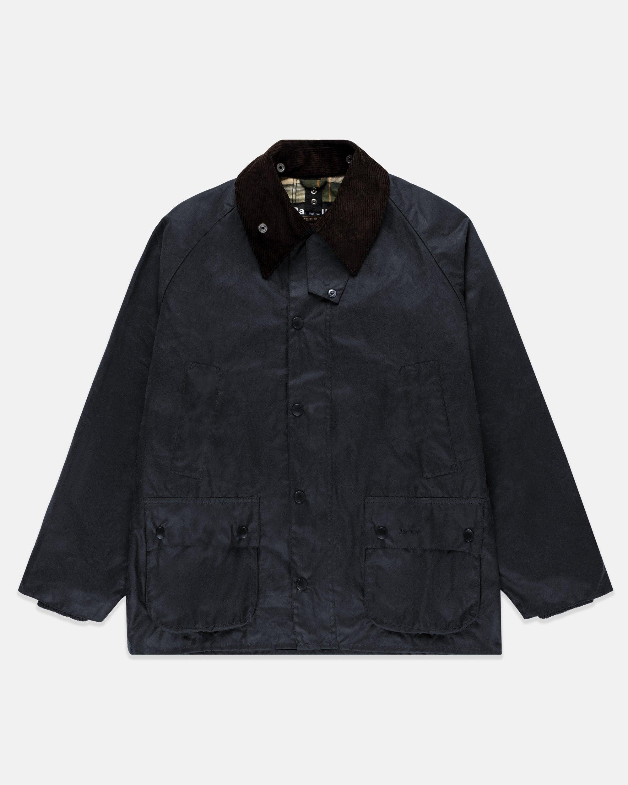 Made-in-England Barbour Navy Bedale® Wax Jacket