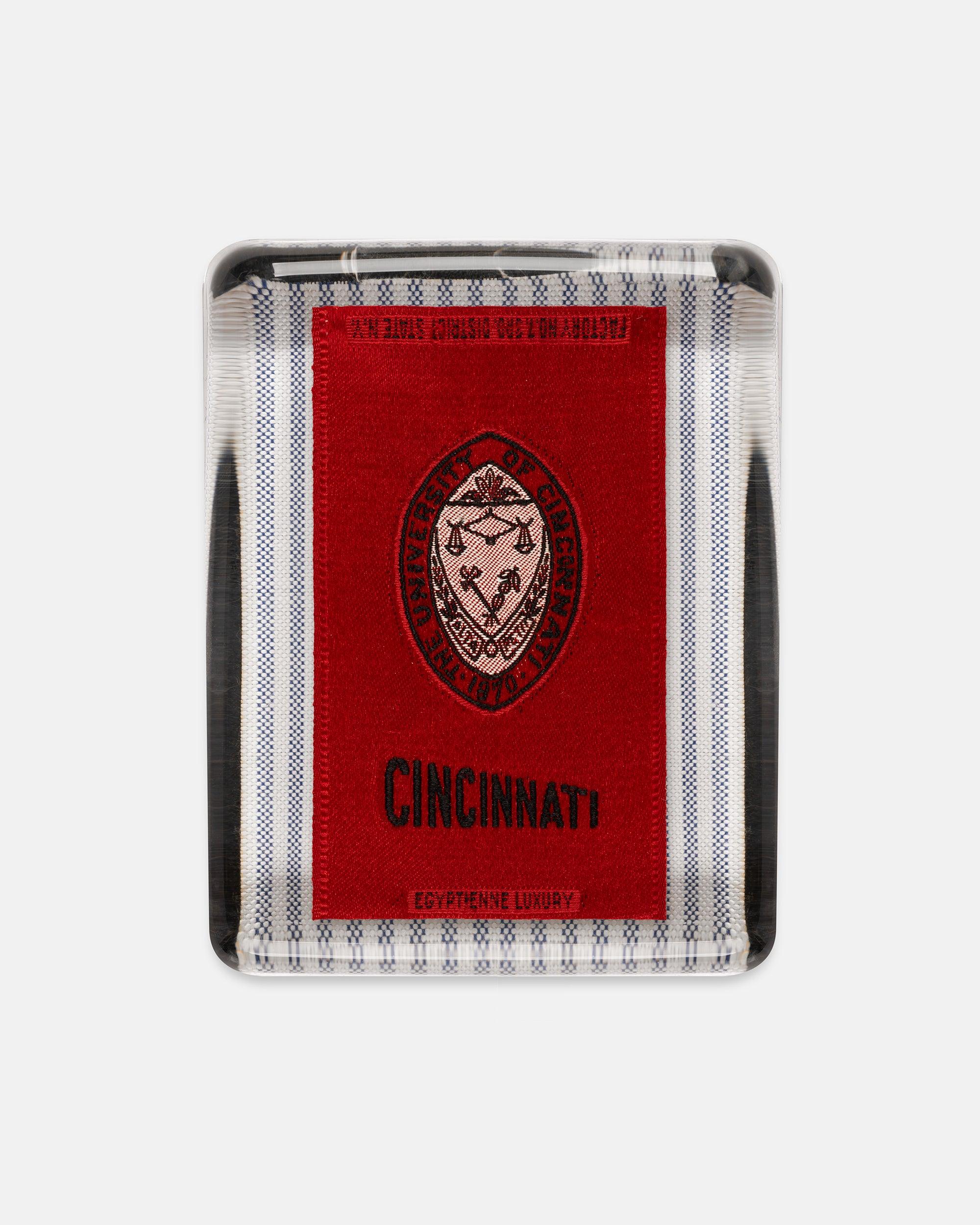 University Of Cincinnati Silk Paperweight