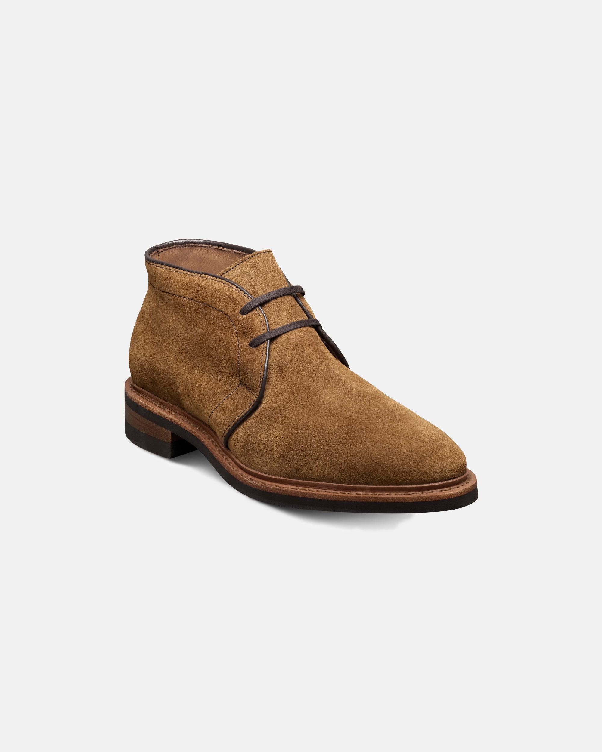 Made-in-USA Allen Edmonds Cinnamon Suede Ridgley Chukka Boot