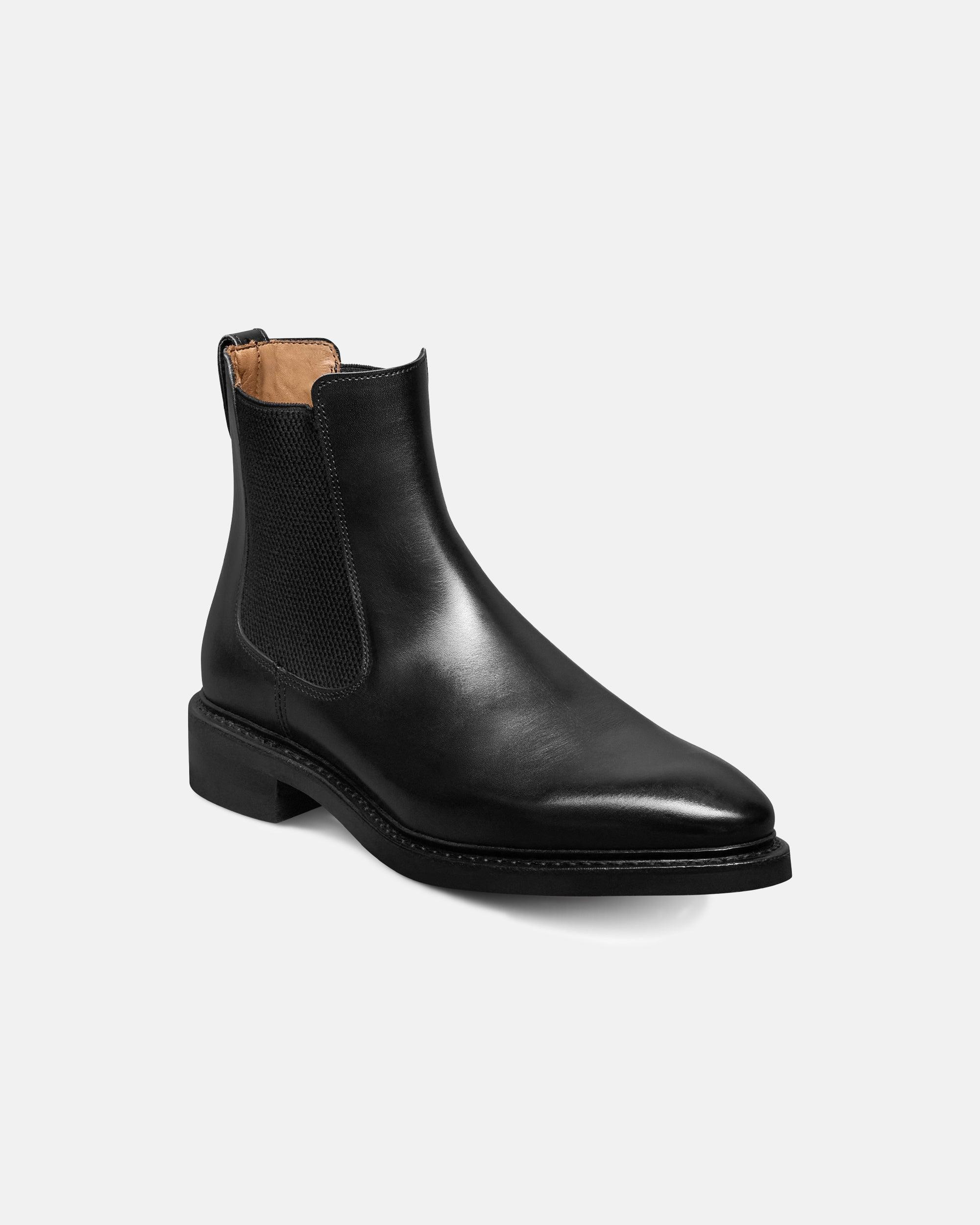 Made-in-USA Allen Edmonds Black Reed Chelsea Boot
