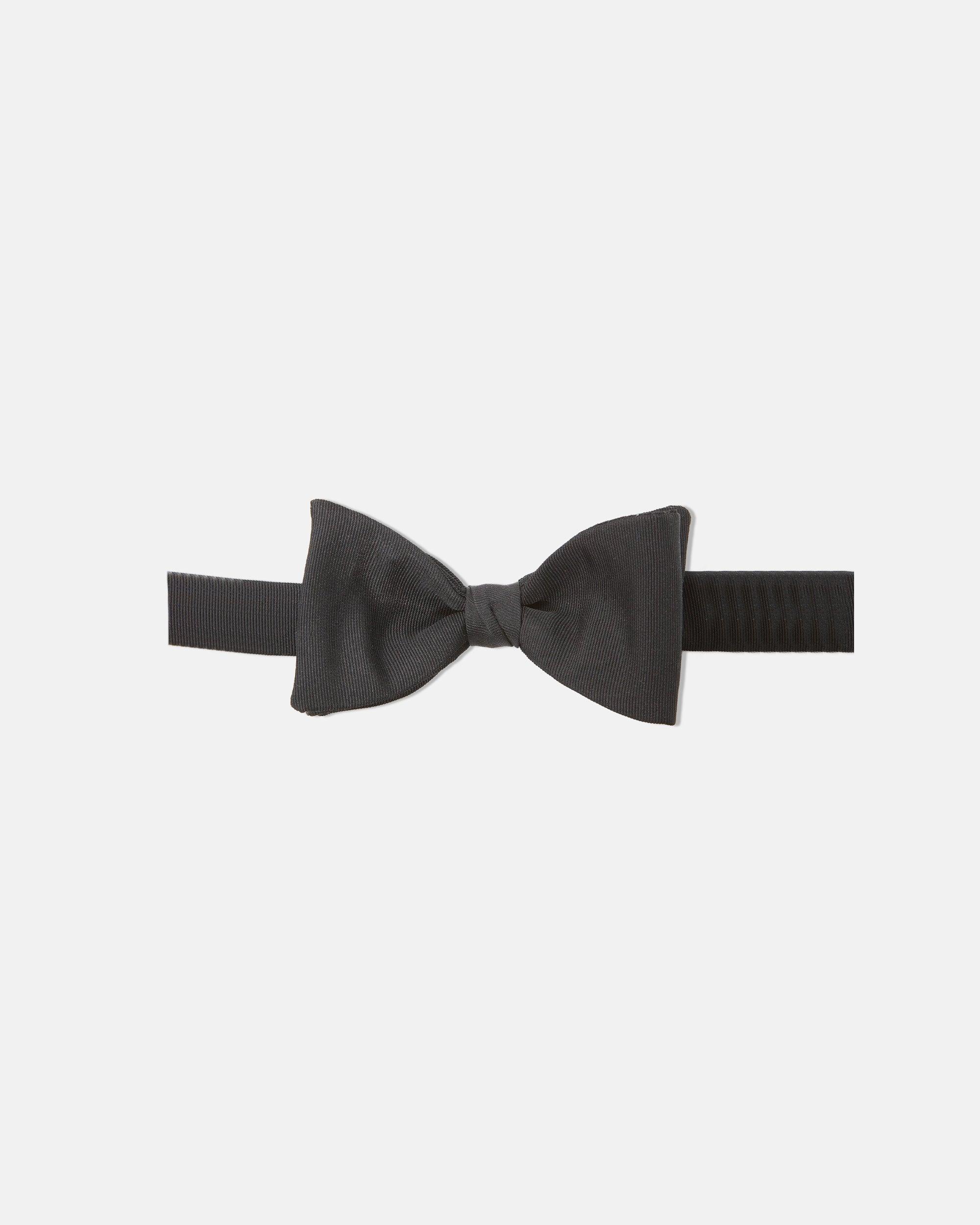 Made-in-England Grosgrain Pre-Tied Formal Bow Tie