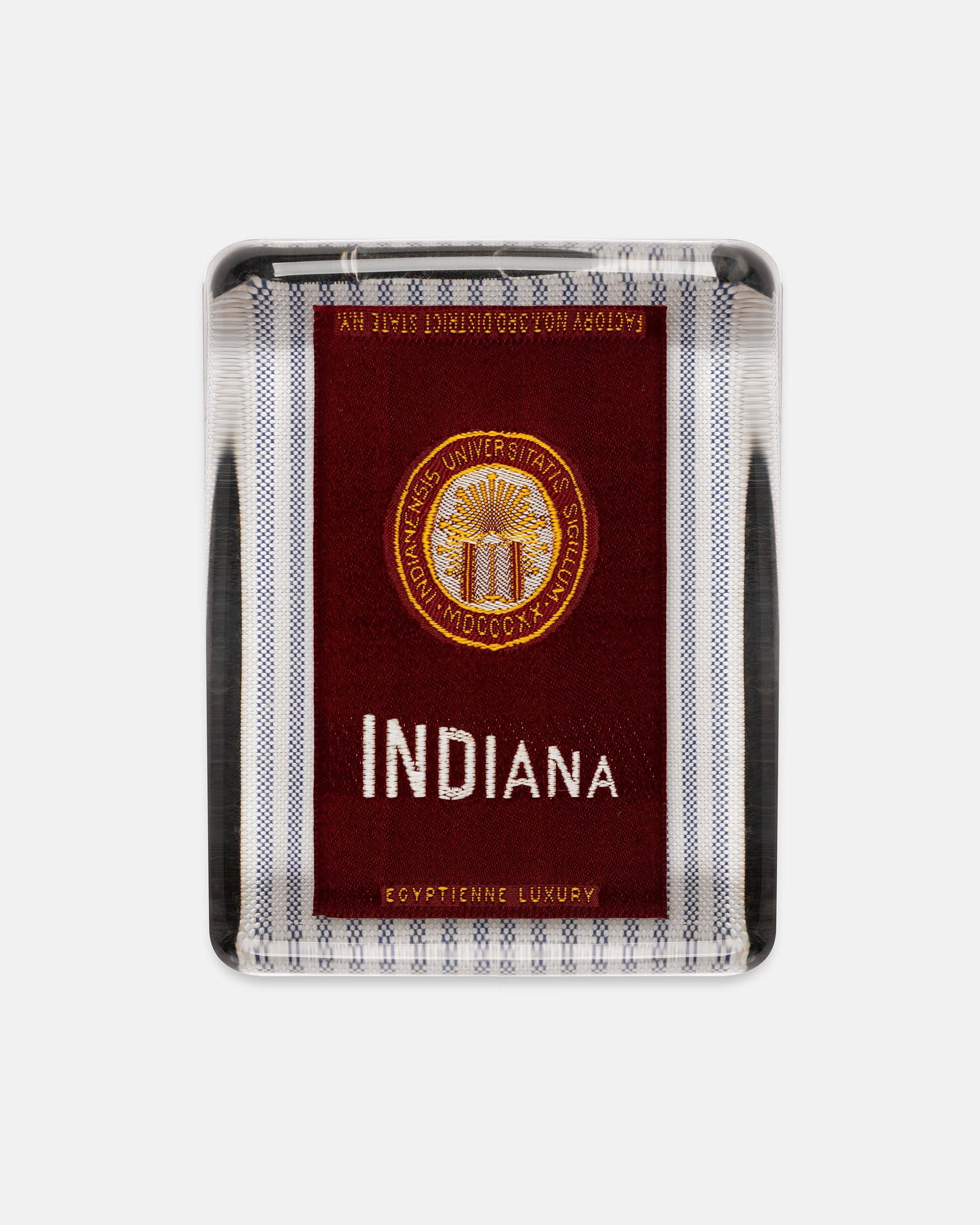 Indiana University Silk Paperweight