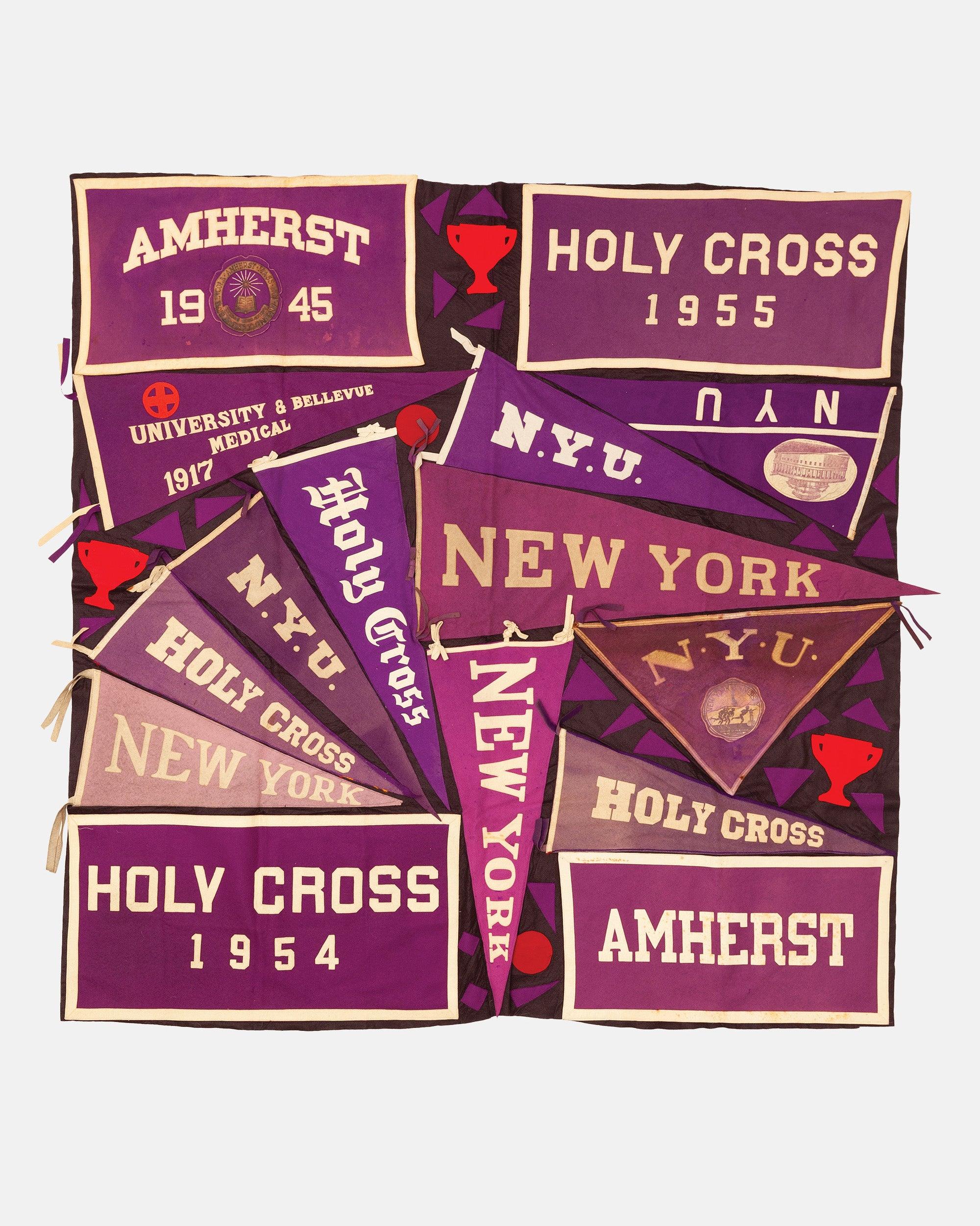 Vintage Pennant Quilt - Colleges #10