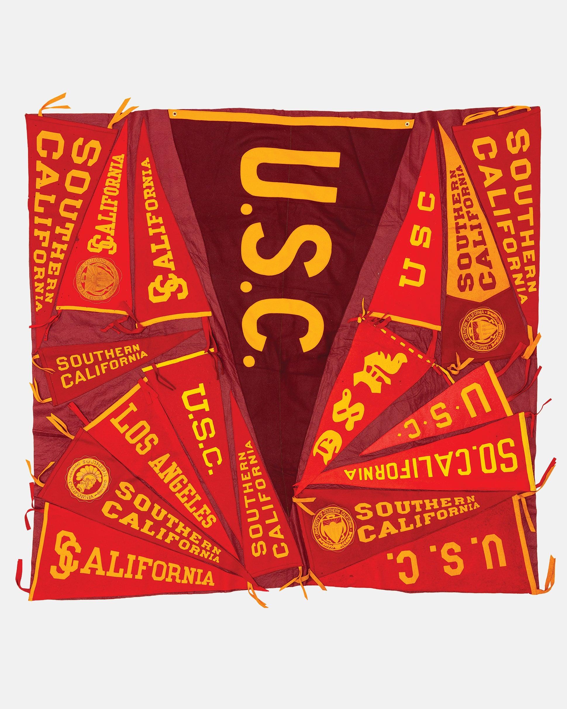 Richard English Vintage Pennant Quilt - Colleges #45