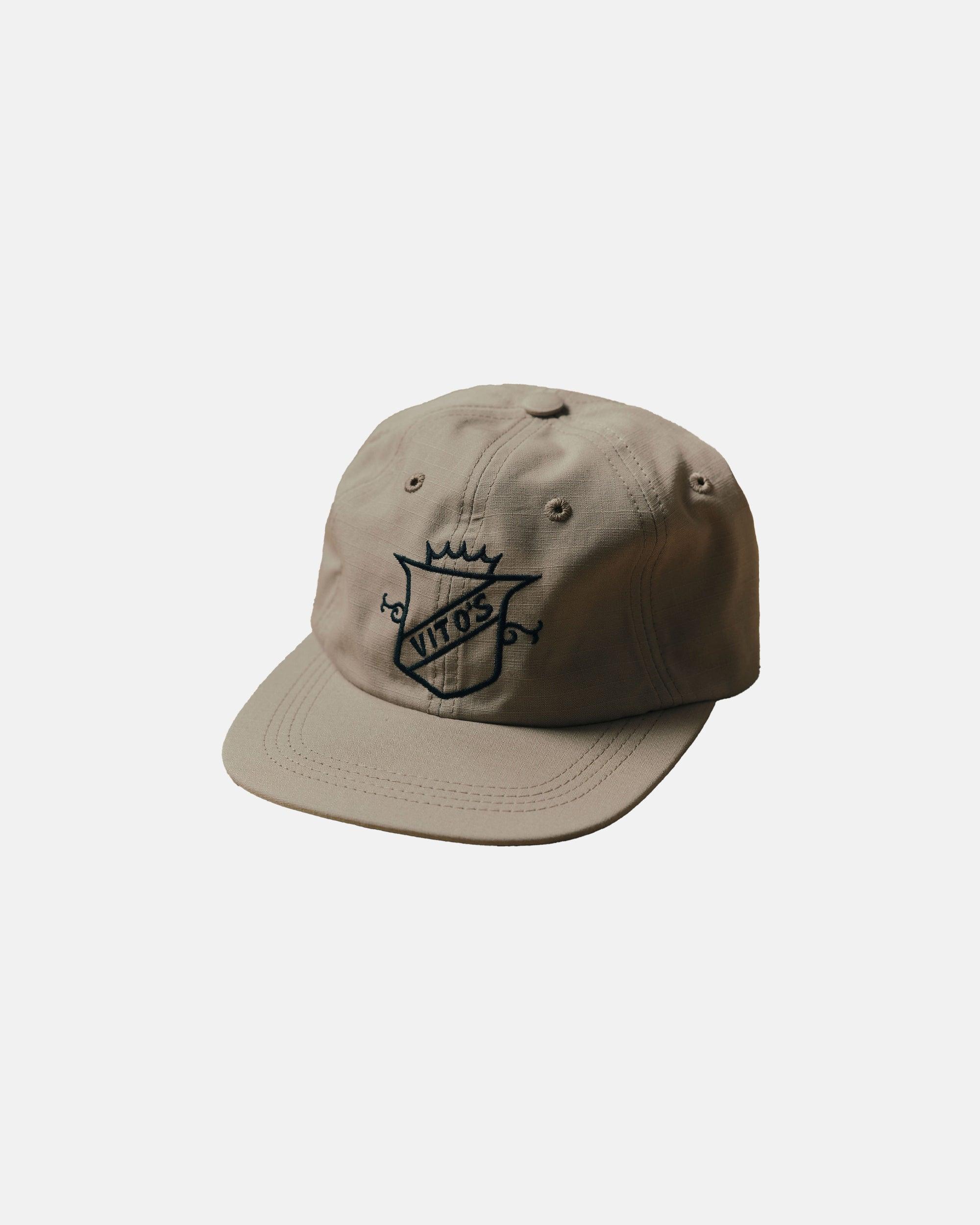 Beige Crest Cap