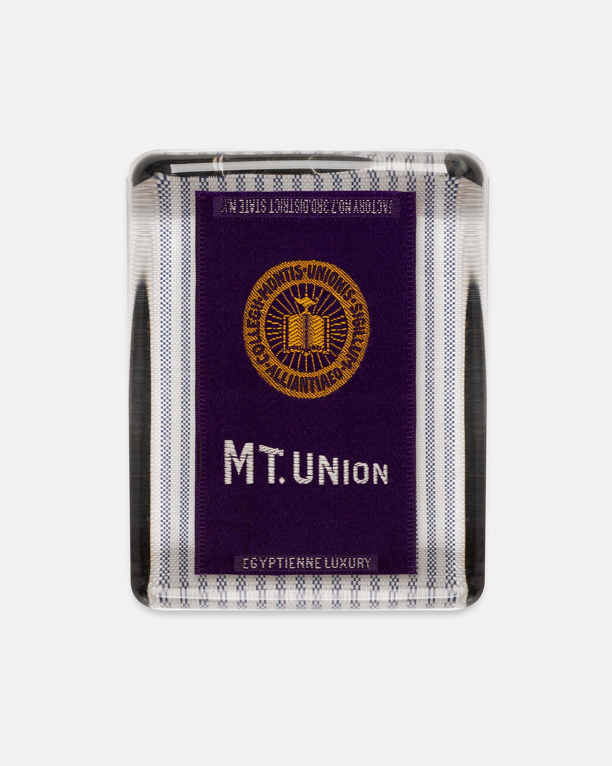 Mount Union College Silk Paperweight