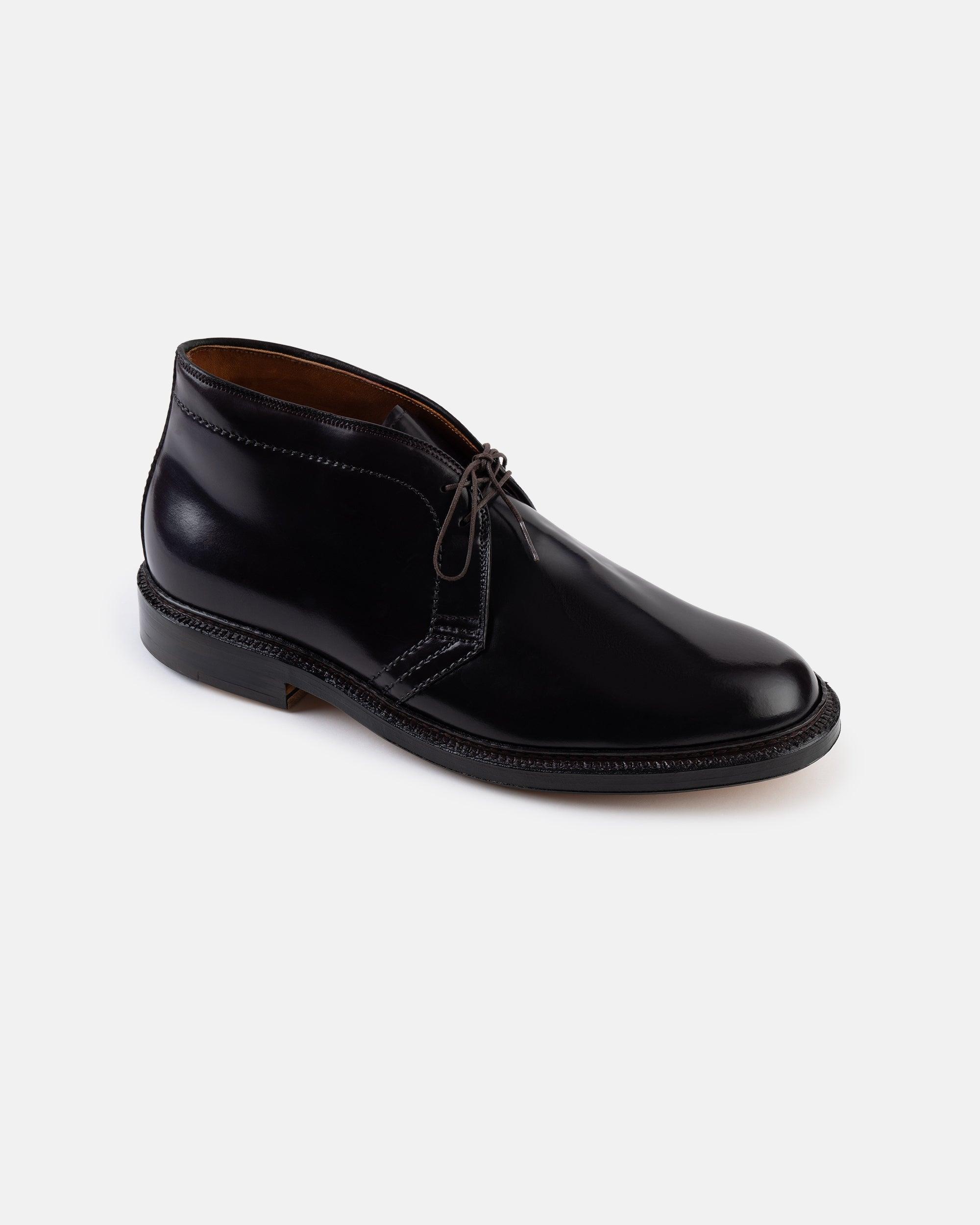 Made-in-USA Burgundy no. 8 Shell Cordovan Chukka Boot